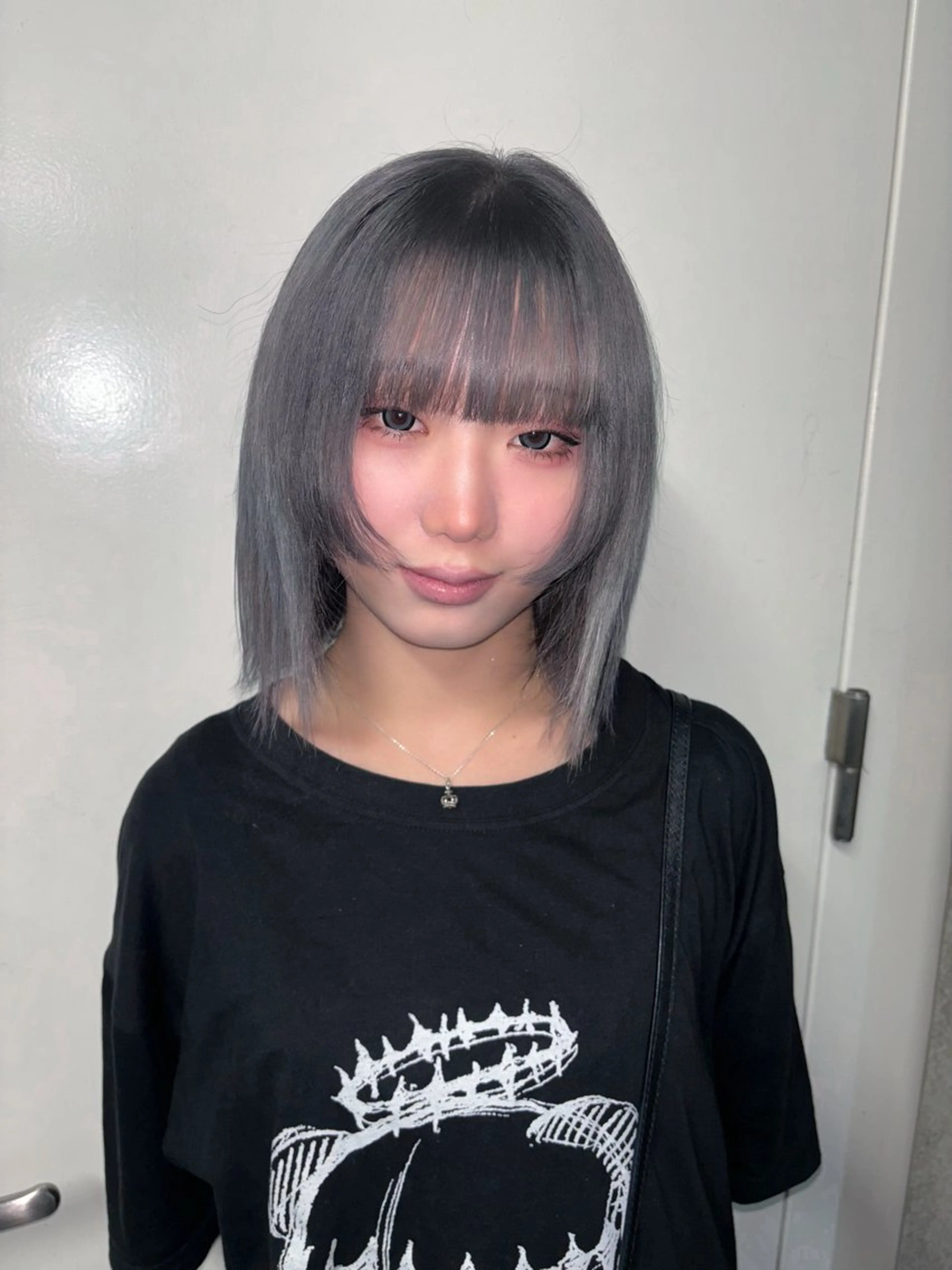 ミディアム カラー 💫miyu💫デザ インカラー/アレンジのヘアスタイル