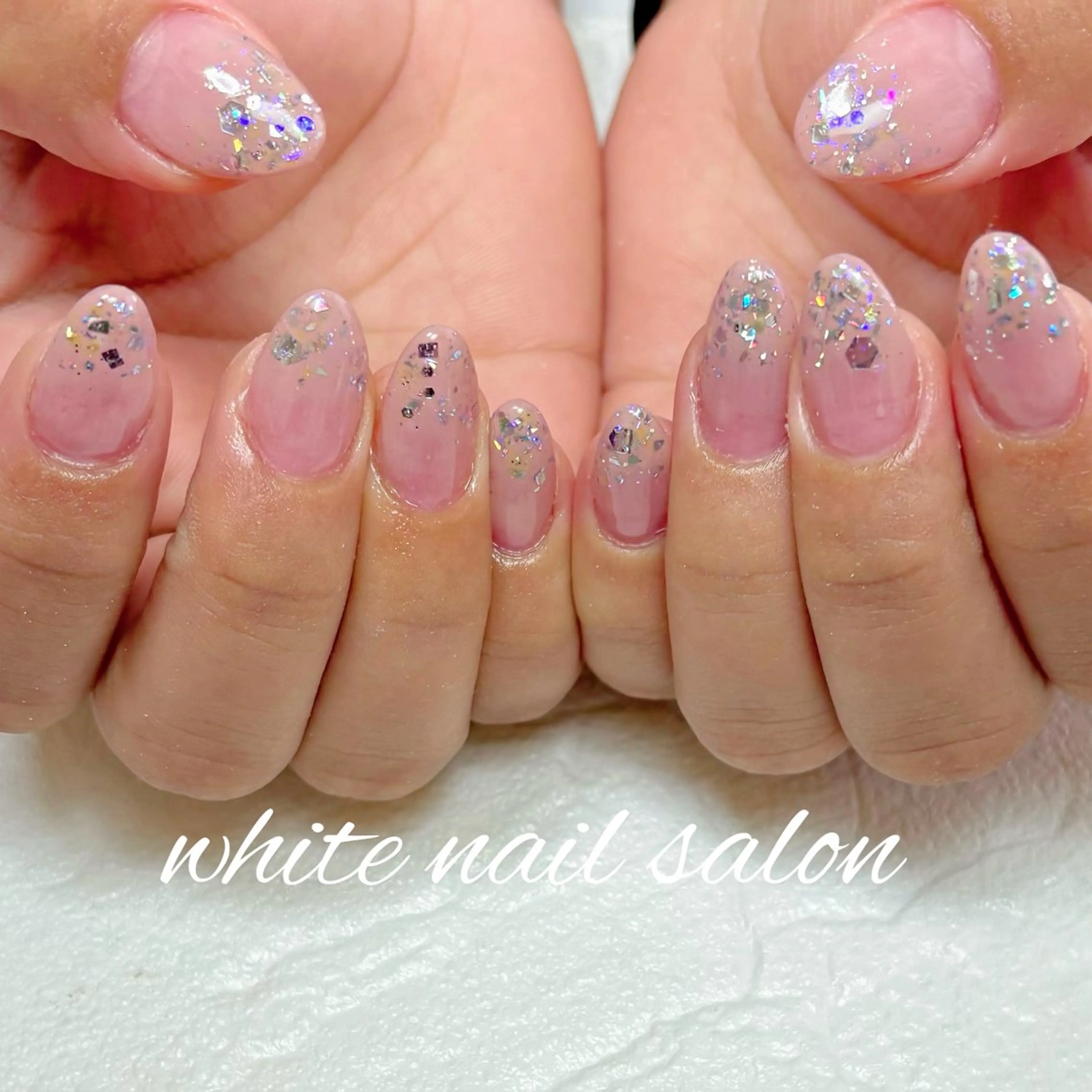 ネイル 持ち込み ホワイト ハンドネイル white nail salonのネイルデザイン
