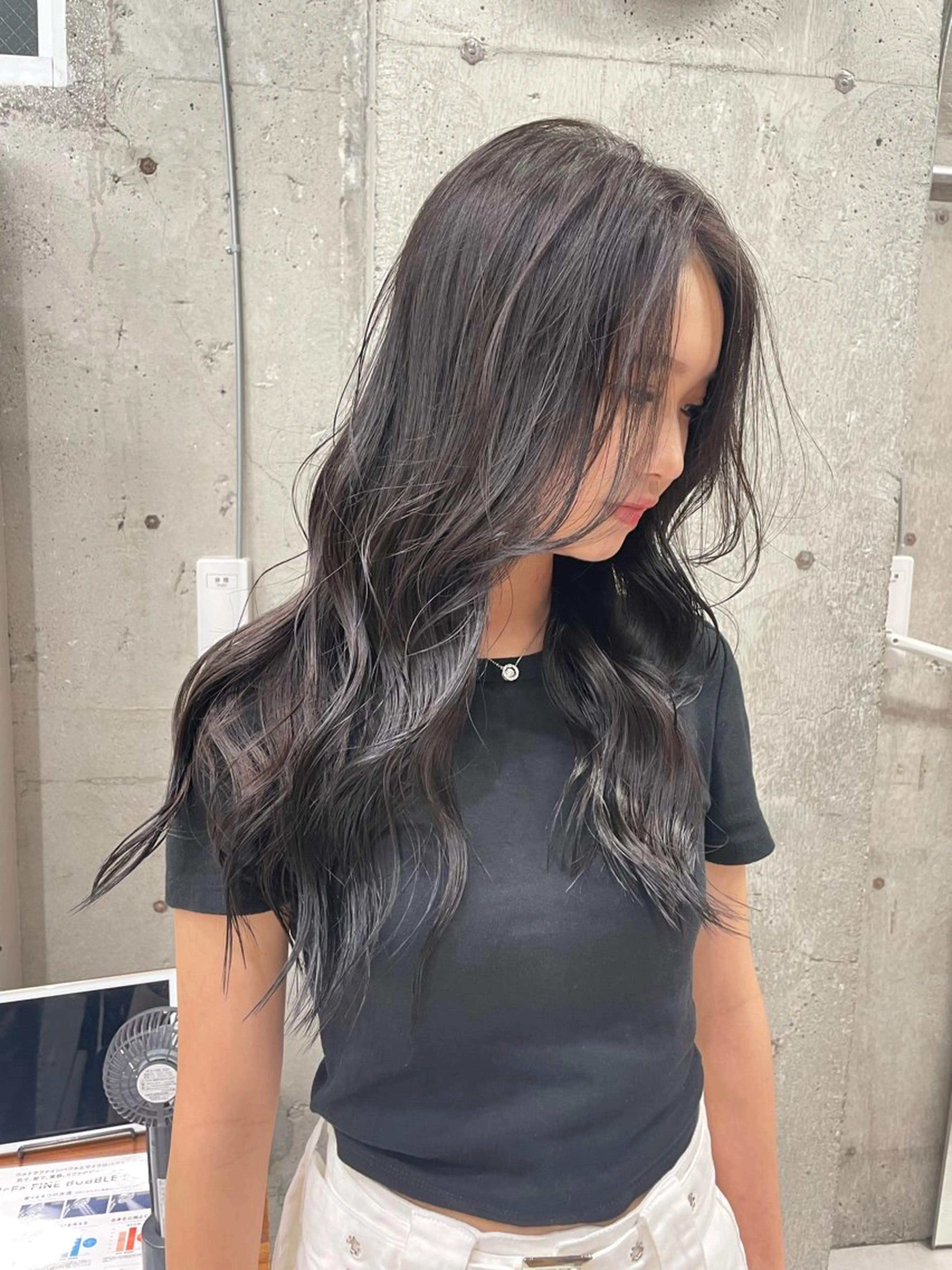 ロング 🫧ハイライトカラー 🫧 𝓜𝓘𝓤のヘアスタイル