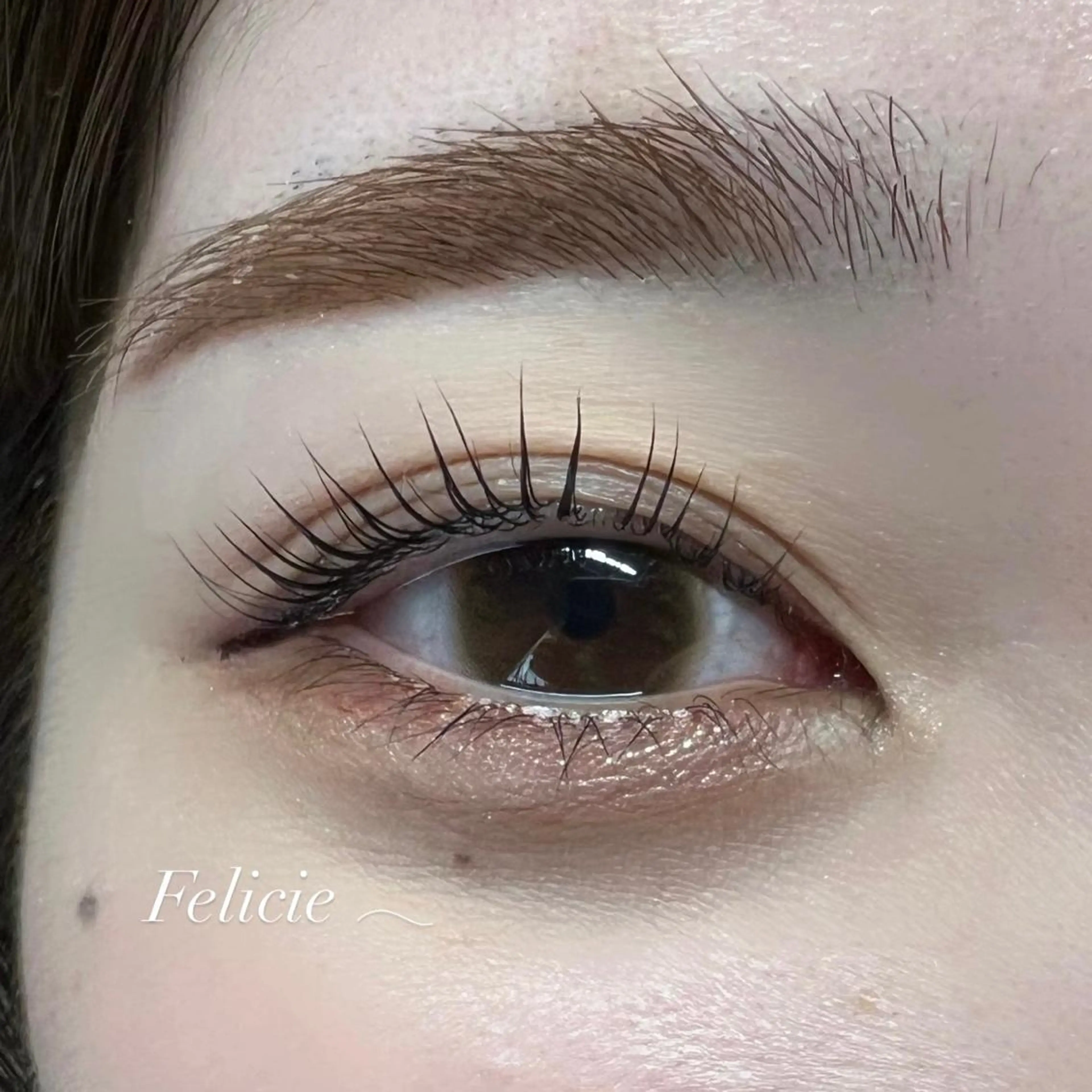 マツエク・マツパ パリジェンヌラッシュリフト マツパ Felicie＊ Sayakaのマツエク・マツパデザイン