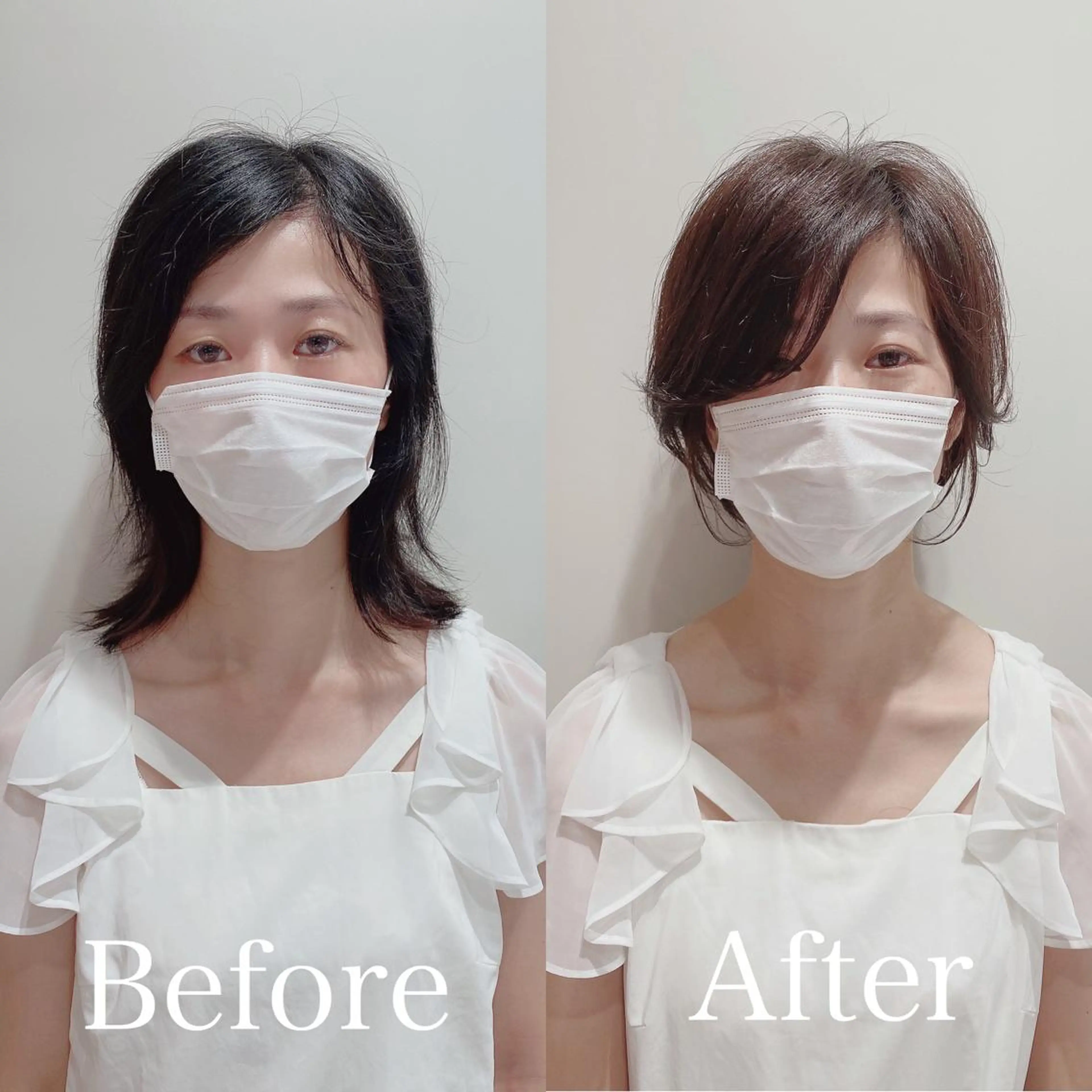 ショート 韓国くびれレイヤー 🇰🇷はづきのヘアスタイル