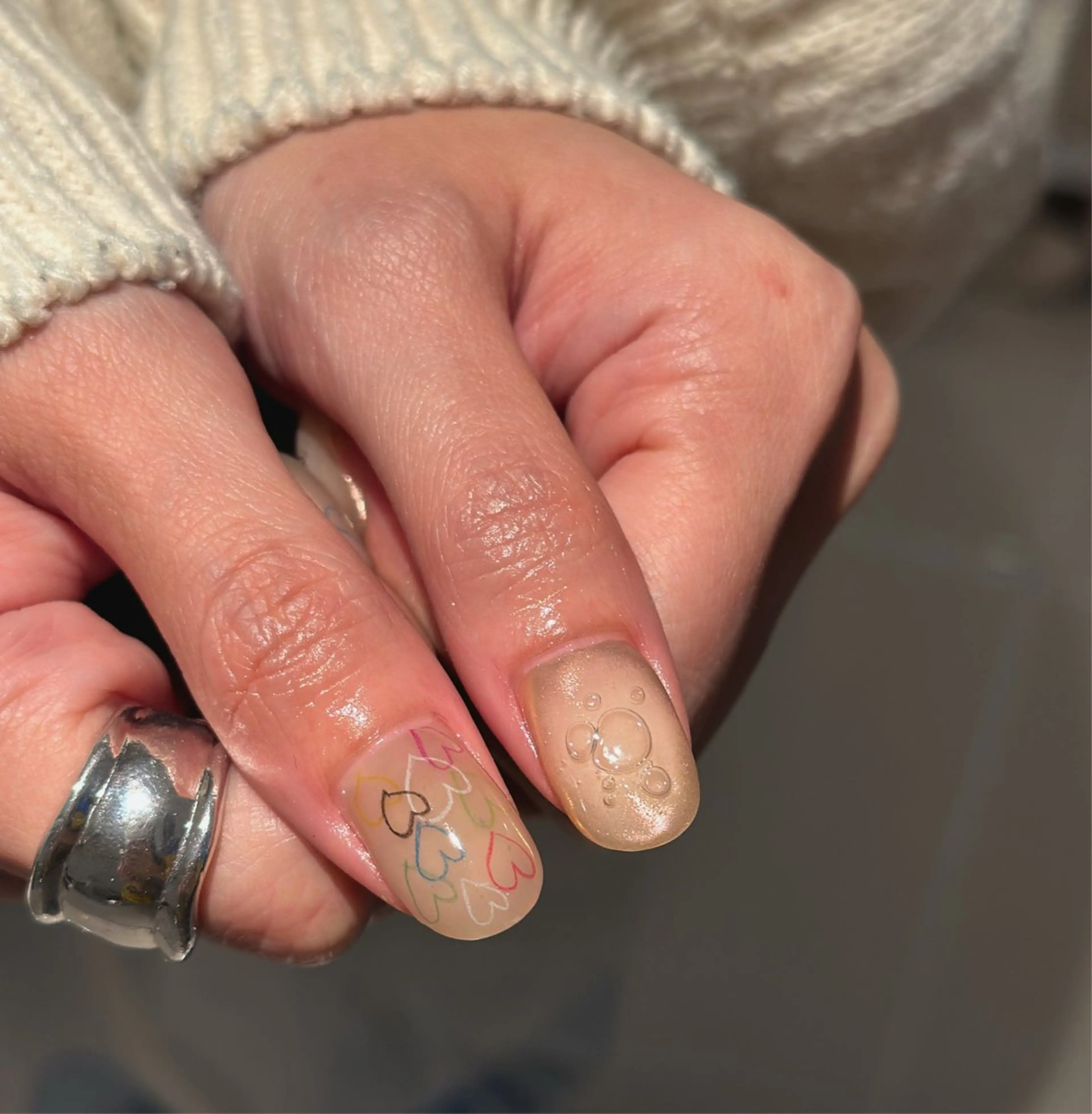 ネイル ハンドネイル Flow nail所属・山本 七海のネイルデザイン