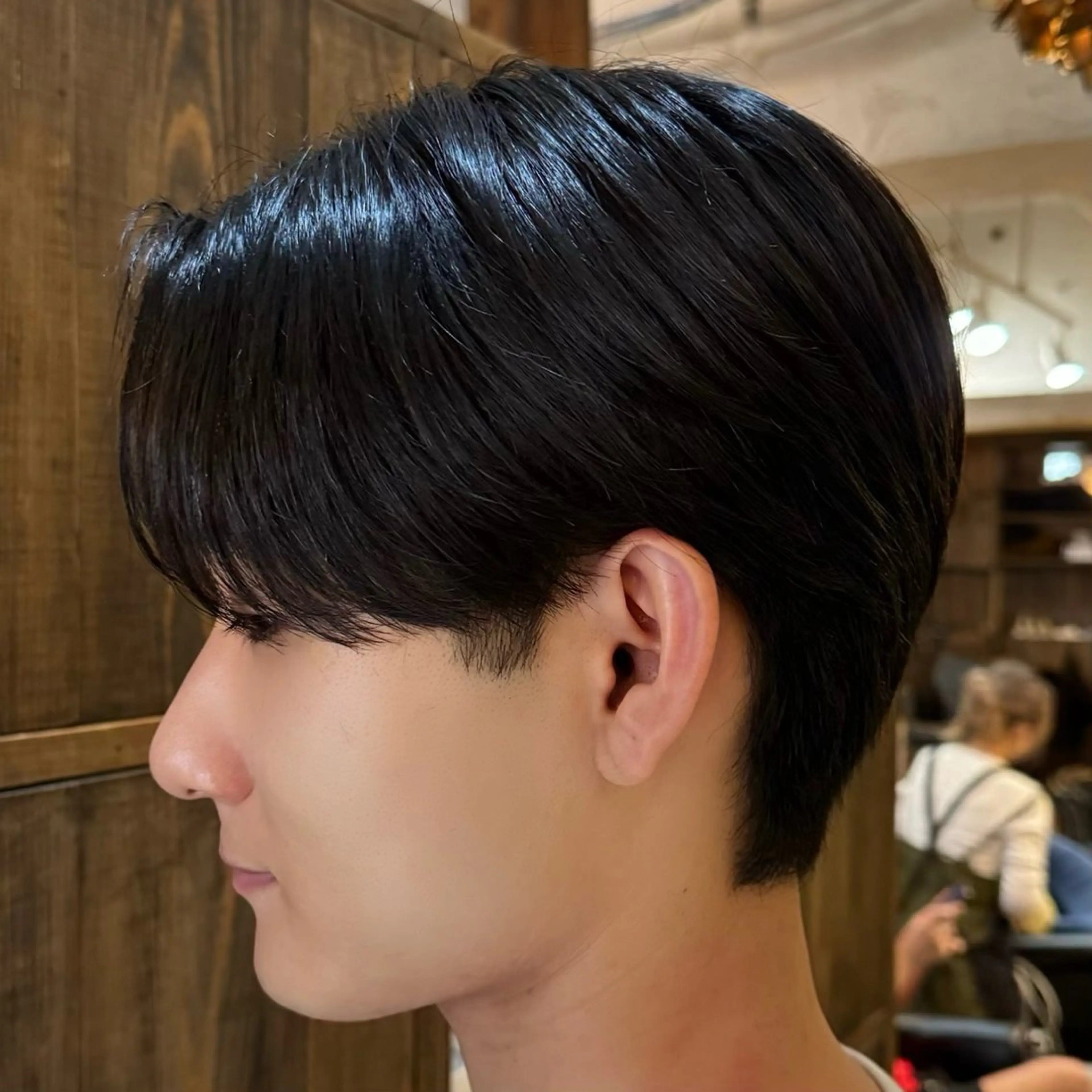 メンズ カット 韓国ヘア🫧艶カラー 🫧髪質改善/オオヤのヘアスタイル