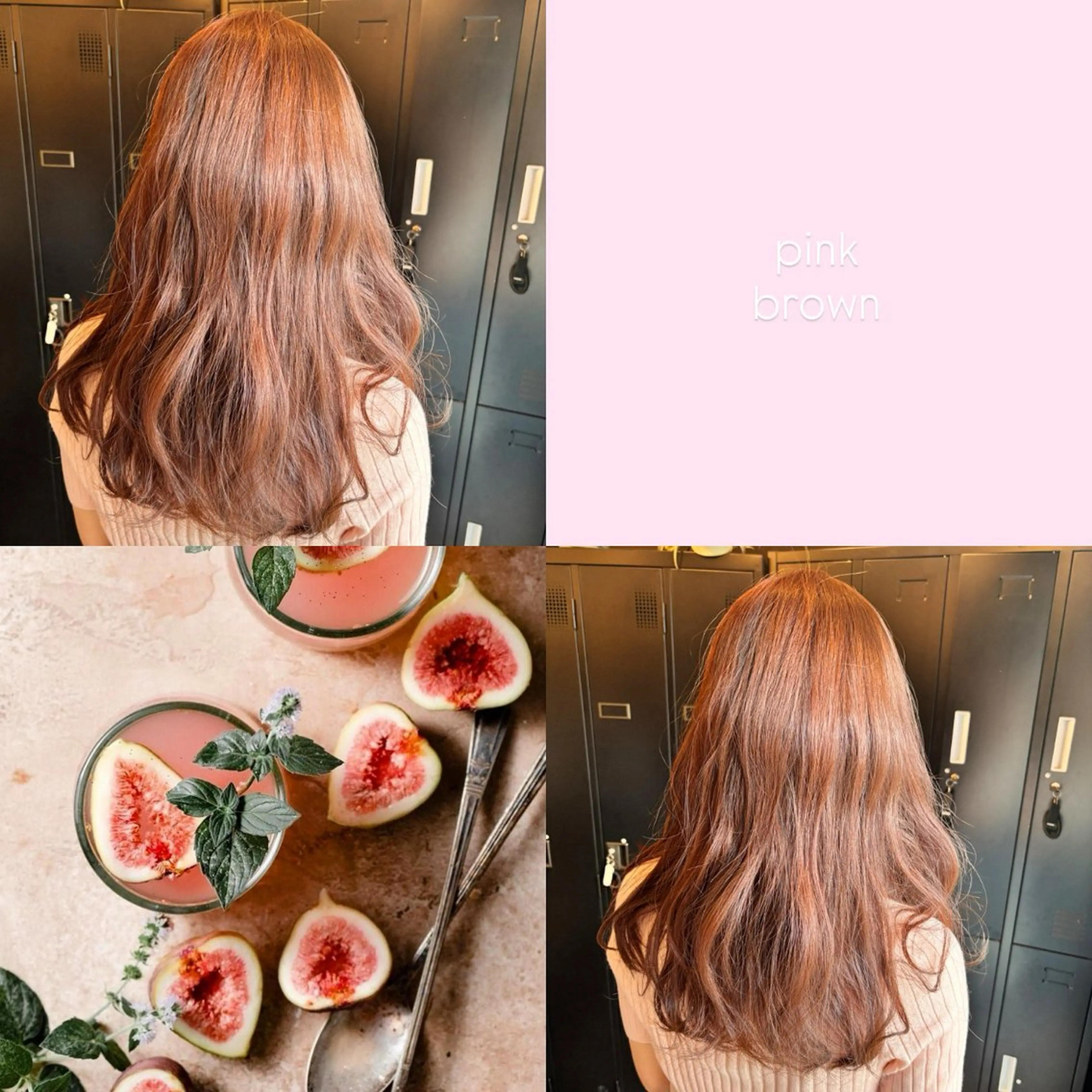 カラー ブラウンカラー ピンクカラー 天使の輪໒꒱⋆ﾟ 量産中🎀のヘアスタイル