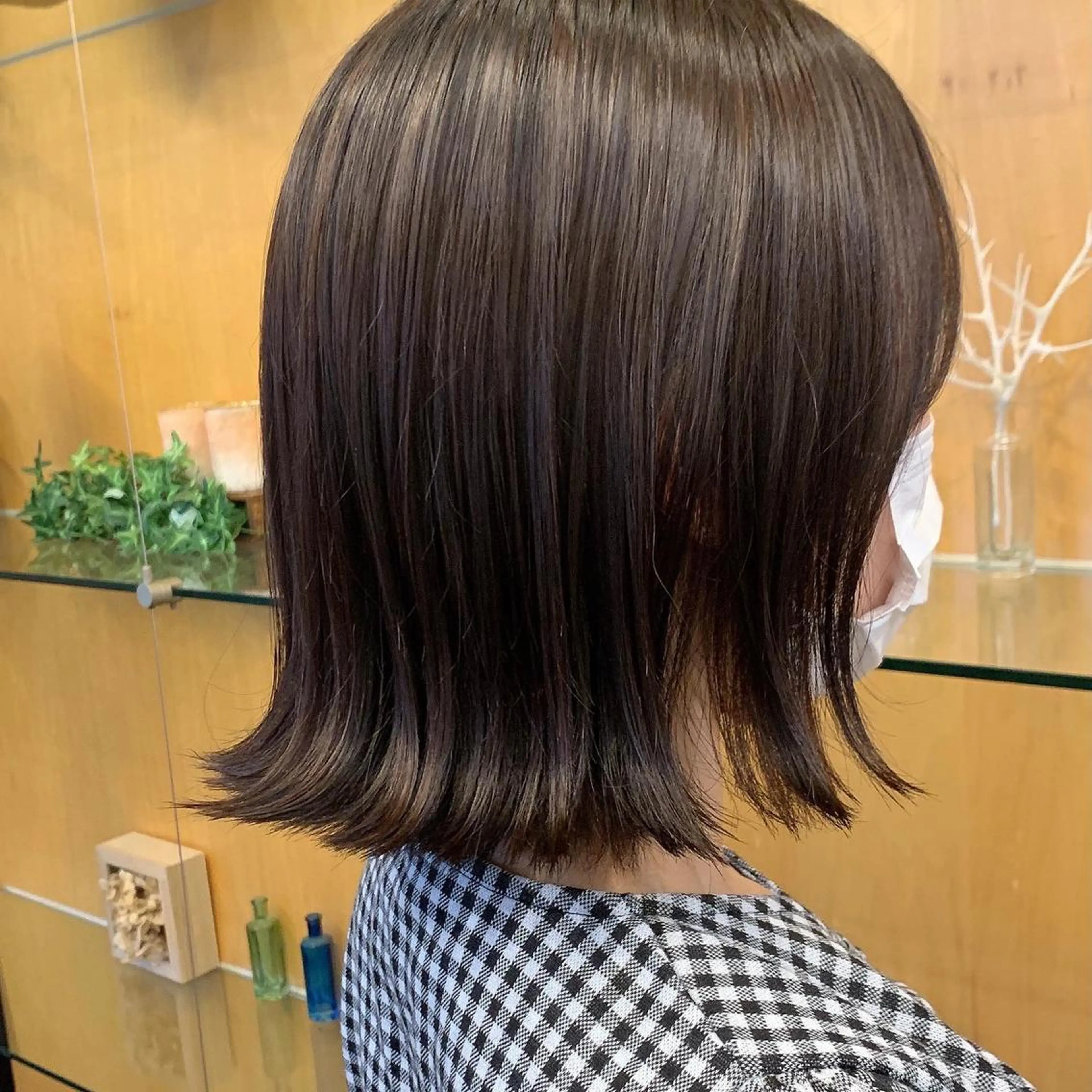 ミディアム 外ハネヘア アジアエス所属・谷山清和 ゆうやのヘアスタイル