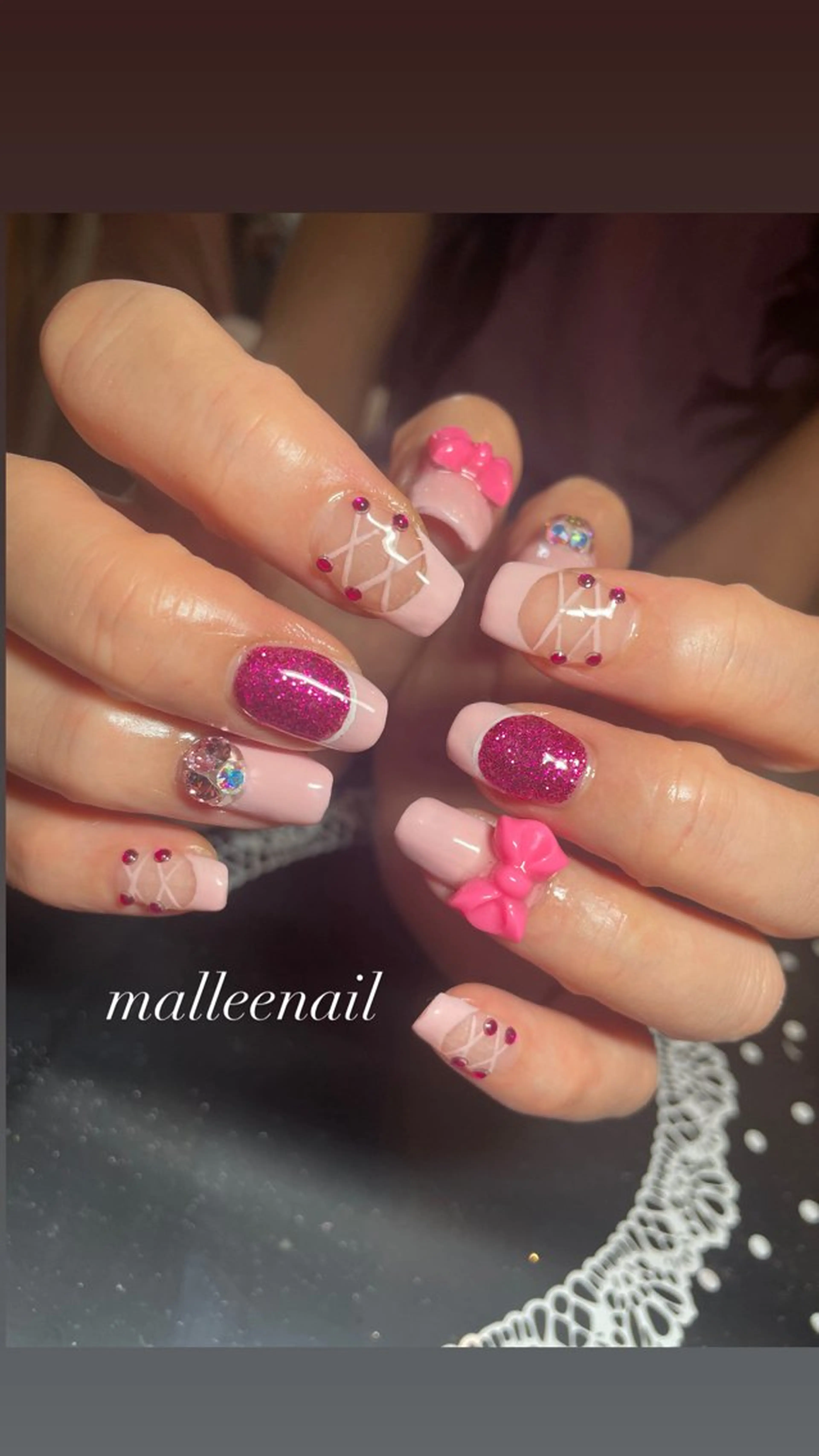 ミディアム ハンドネイル mallee nailのネイルデザイン