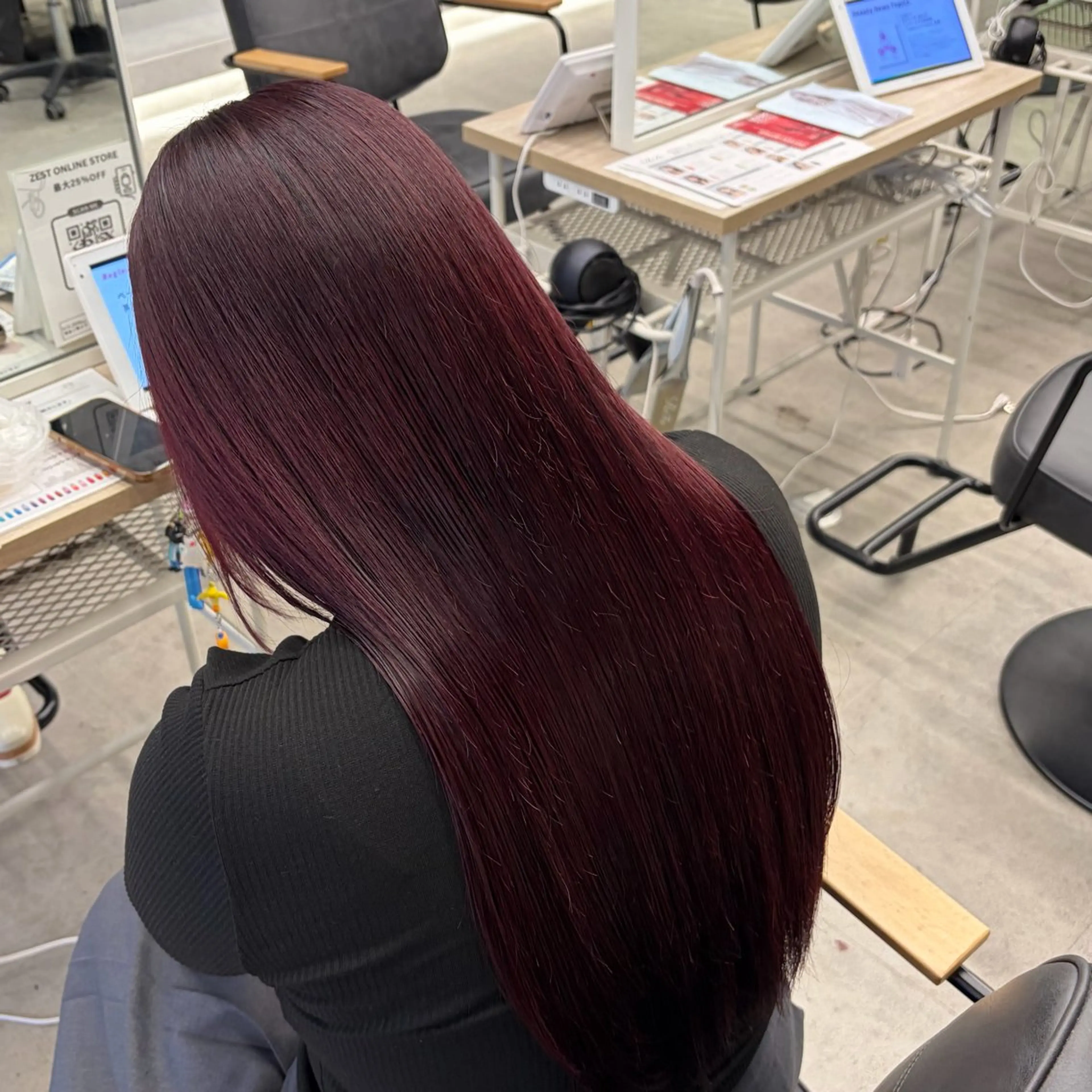 ロング カラー ヘアカラー ななみ.⋆𝜗𝜚 艶カラー/まつパのヘアスタイル