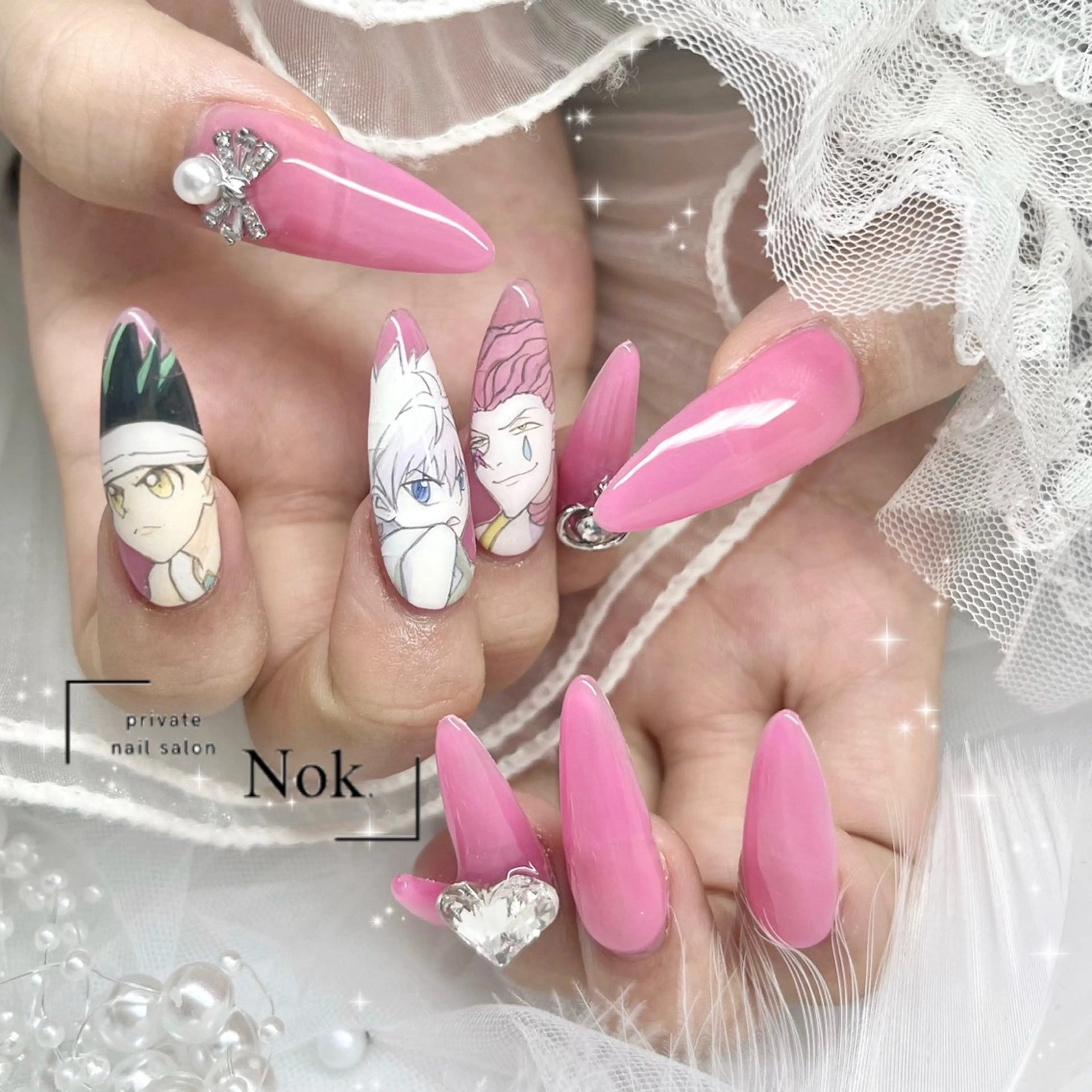 ネイル ハンドネイル 池袋痛ネイル Nok. 渡辺のネイルデザイン