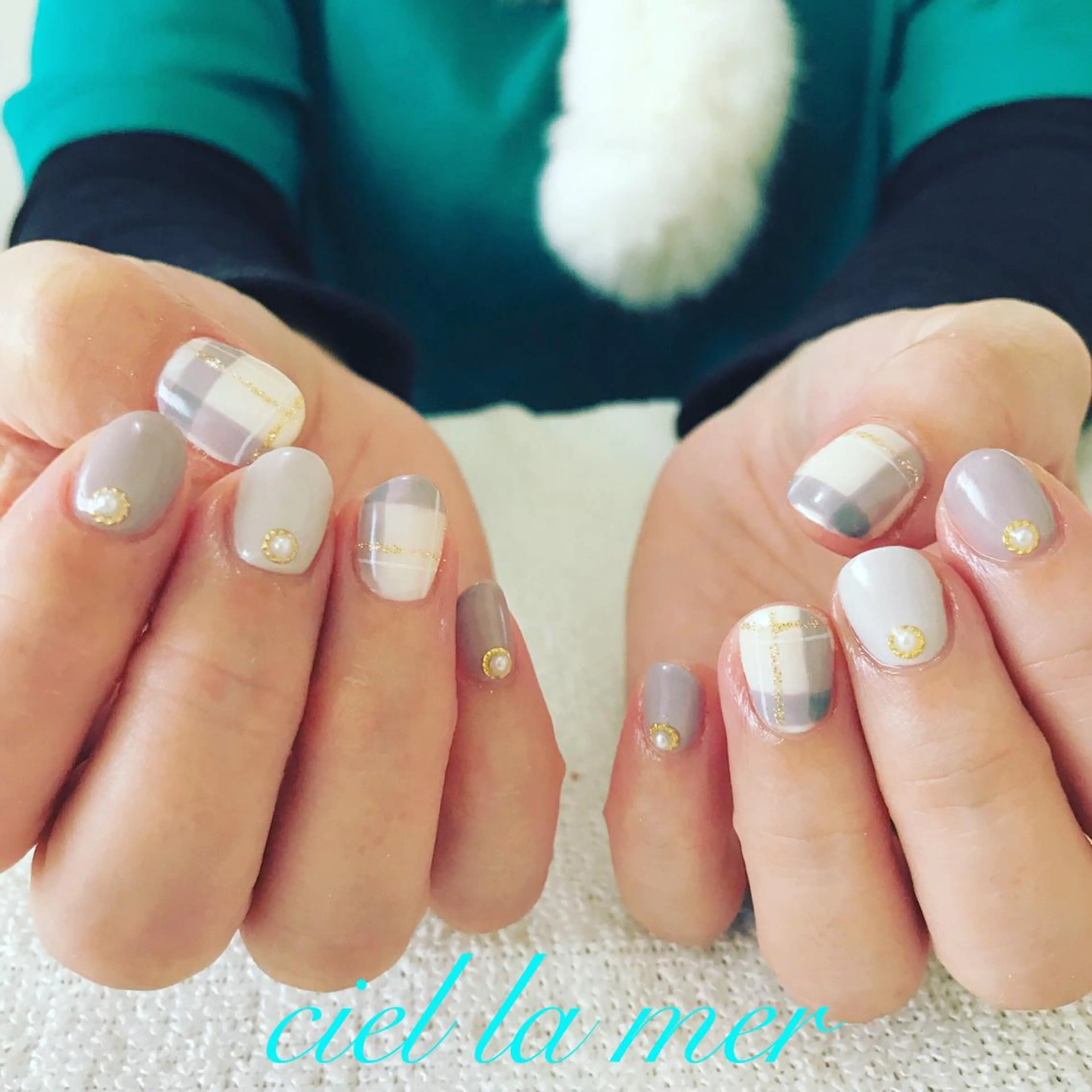 ネイル ハンドネイル フットネイル ciel la merのネイルデザイン
