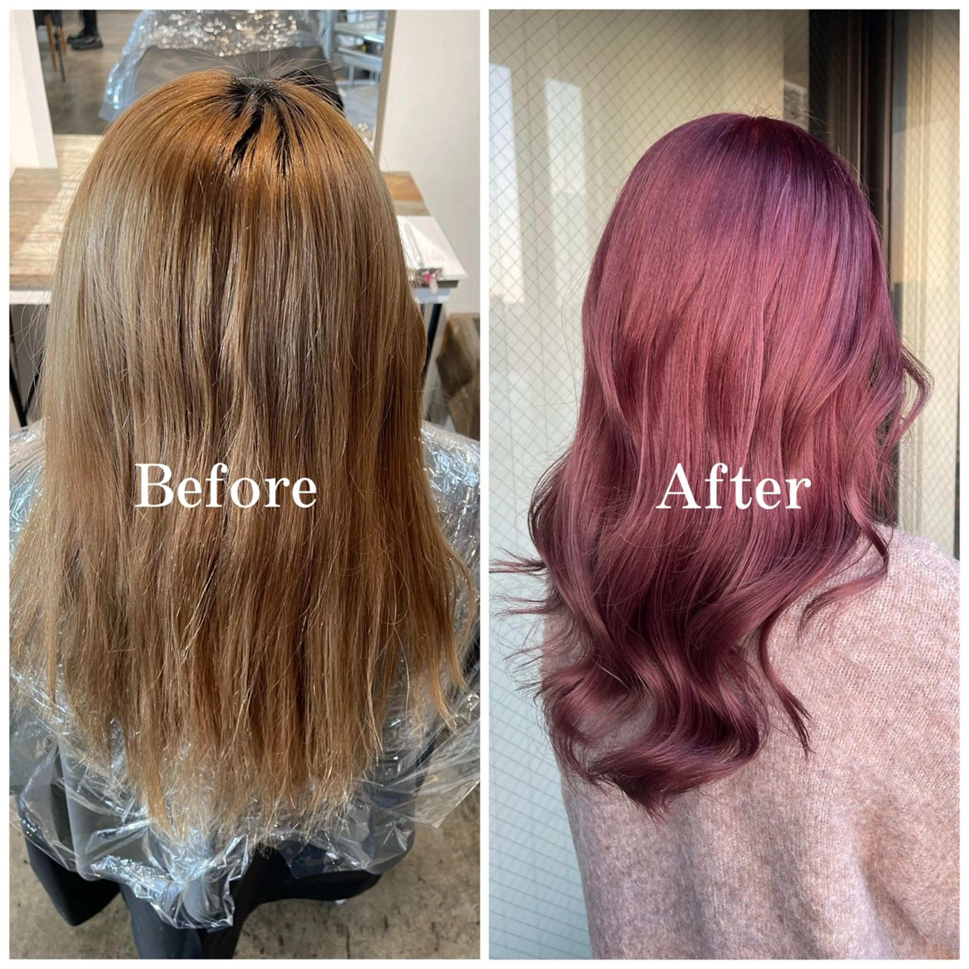 ロング カラー ブリーチ デザインカラー ハイトーンカラー ムラ修正/ ハイトーン💖Riaのヘアスタイル