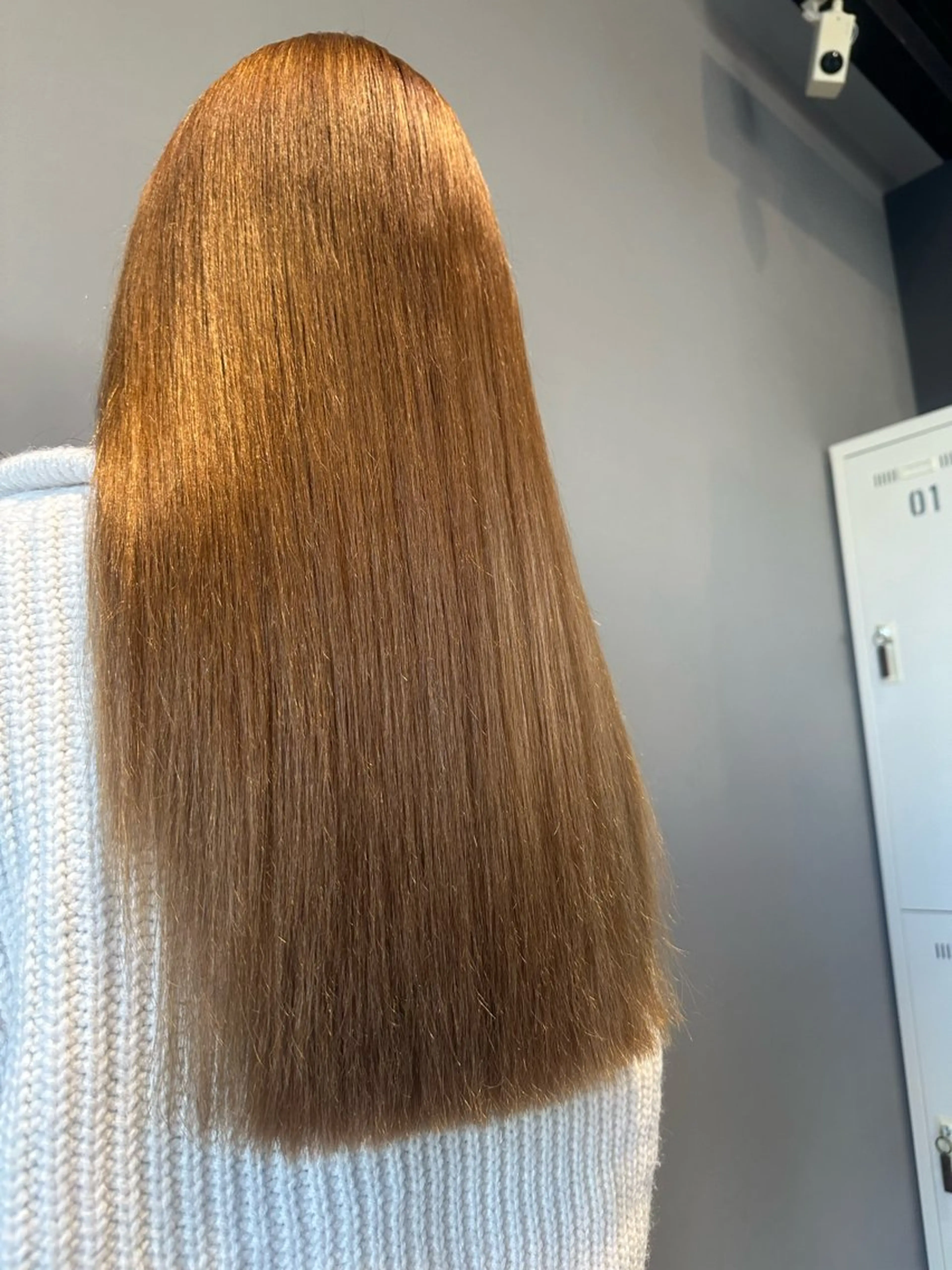 ロング ヘアカラー Agu まゆかのヘアスタイル