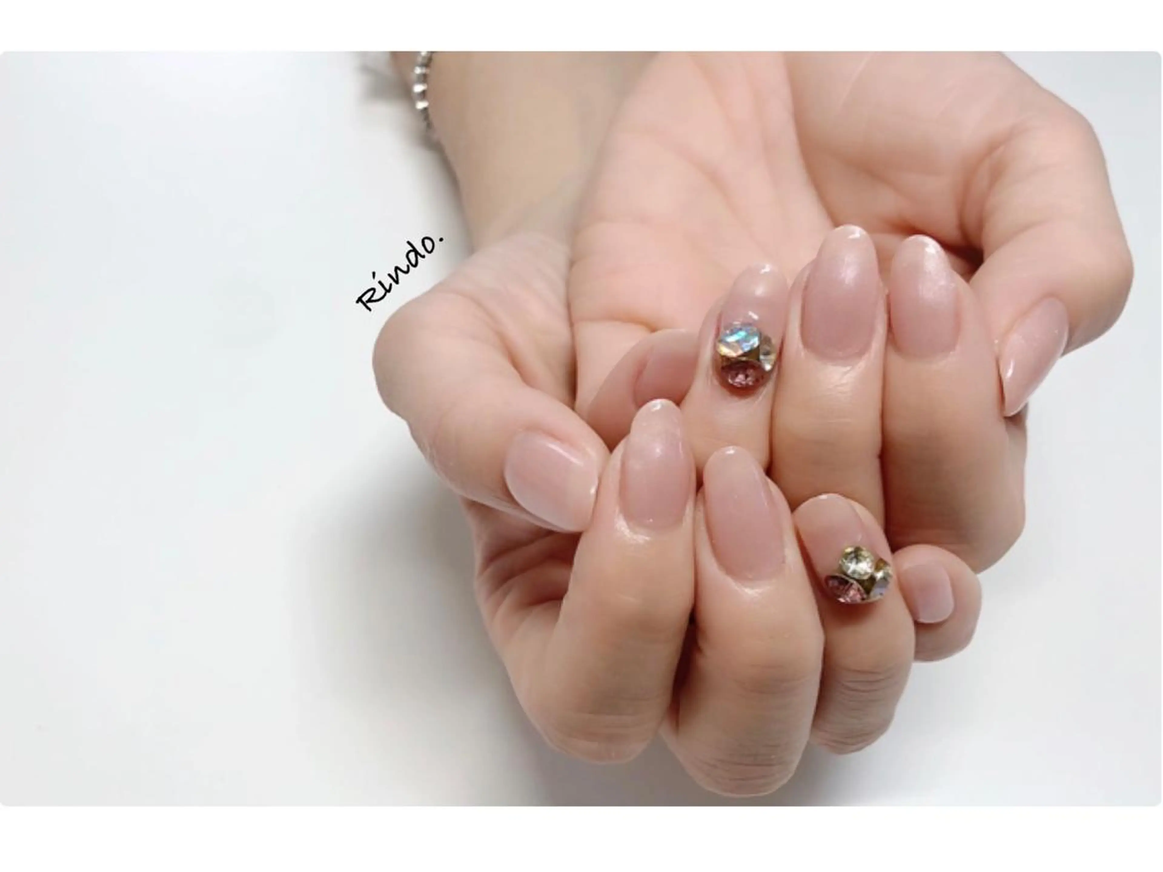 ネイル シンプルネイル ハンドネイル Rindo.ネイル ♡耳つぼジュエリーのその他イメージ