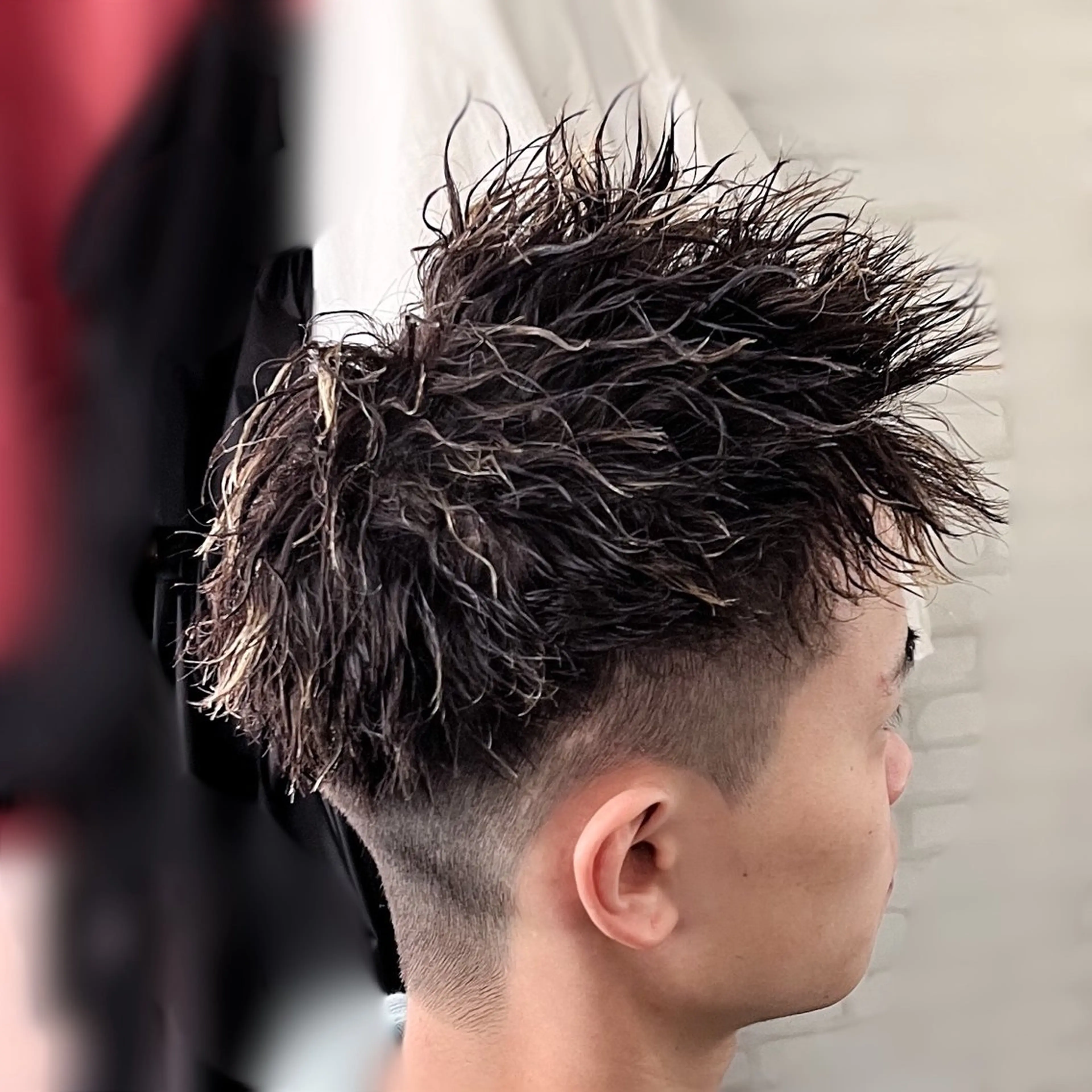 ショート パーマ メンズ カット パーマ Kimura Shinyaのヘアスタイル