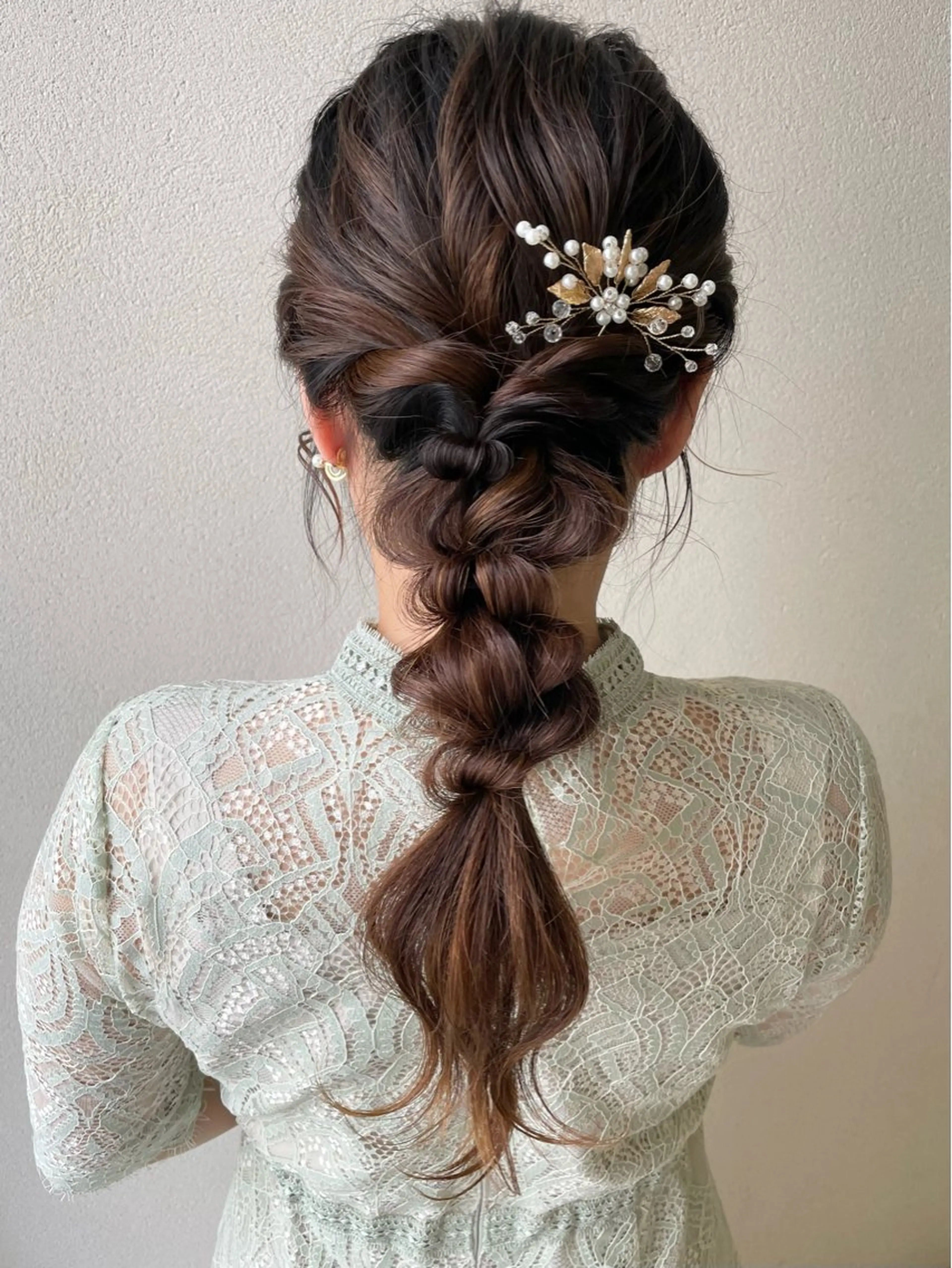 ロング ヘアアレンジ 結婚式・ブライダル ヘアセット 沢田 瞳のヘアスタイル