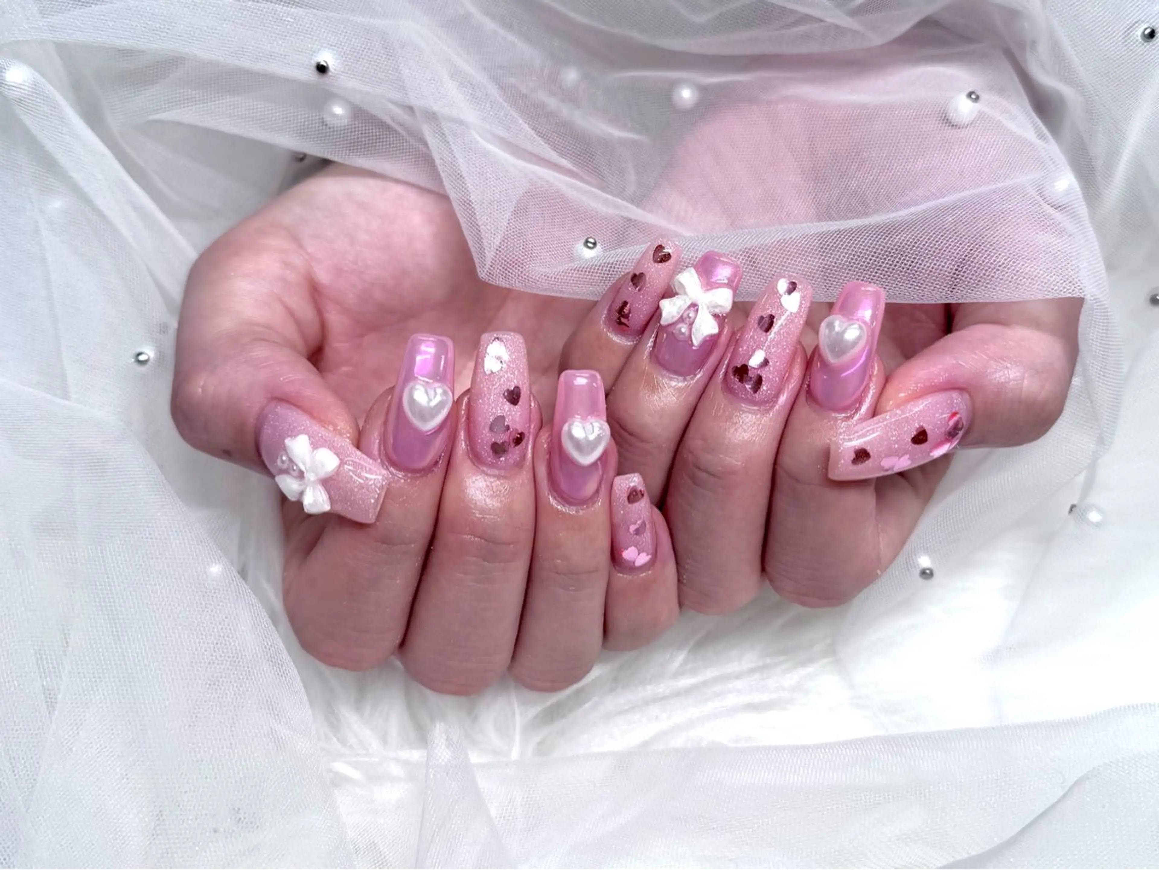 ネイル アートネイル ハンドネイル 🫧Rio🫧ネイル /渋谷🫧ワンホンのネイルデザイン