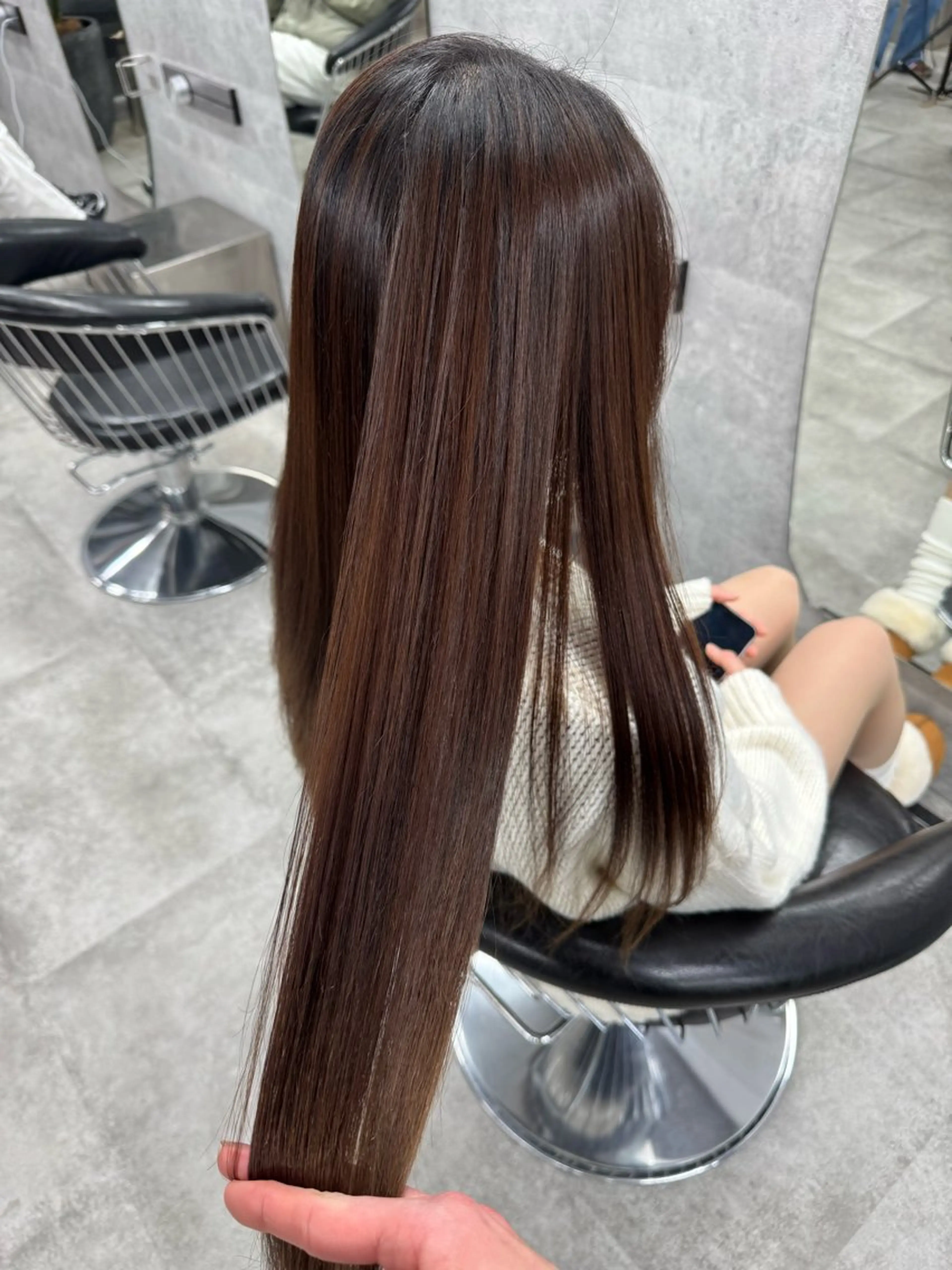 ロング カラー カット ヘアカラー トリートメント NOOS omotesando所属・あなたのお悩み改善" You"💚❤️💛のヘアスタイル