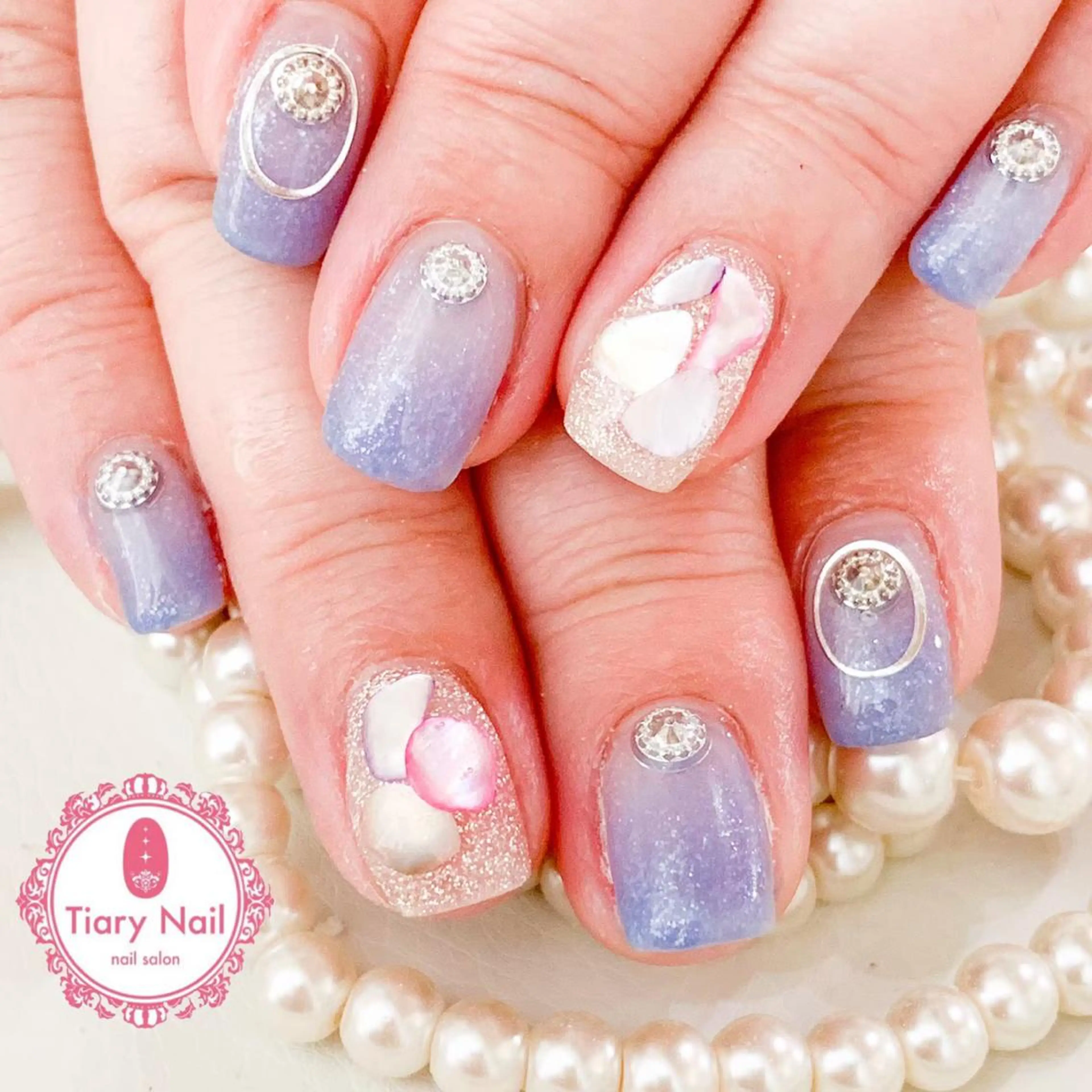 ネイル 💗🪽Tiary Nail🪽💗のネイルデザイン