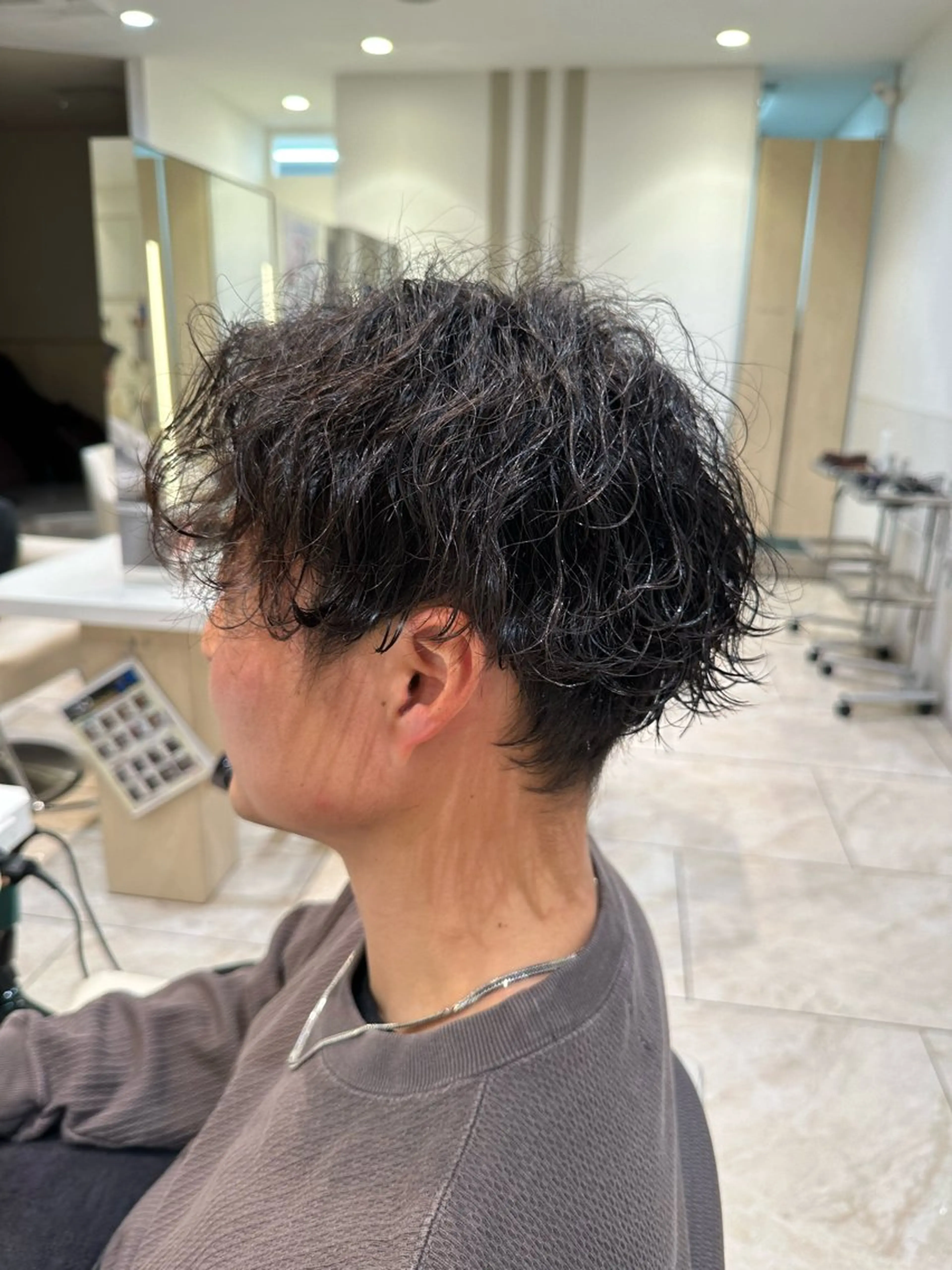 パーマ メンズ 波巻パーマ/毛流れ パーマ☘️りゅうせいのヘアスタイル