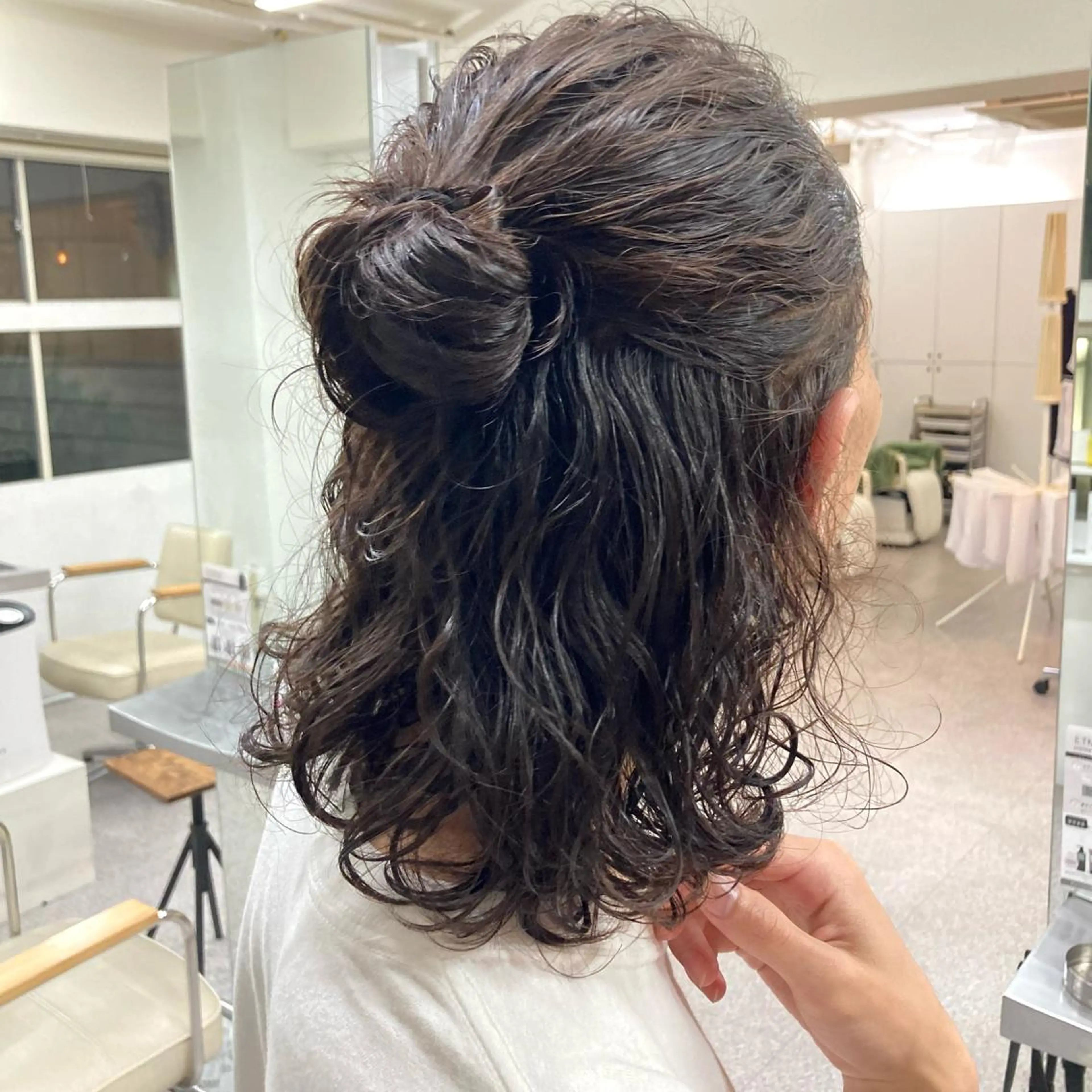 パーマ ヘアアレンジ メンズ ウルフレイヤー エクステ/kokiのヘアスタイル