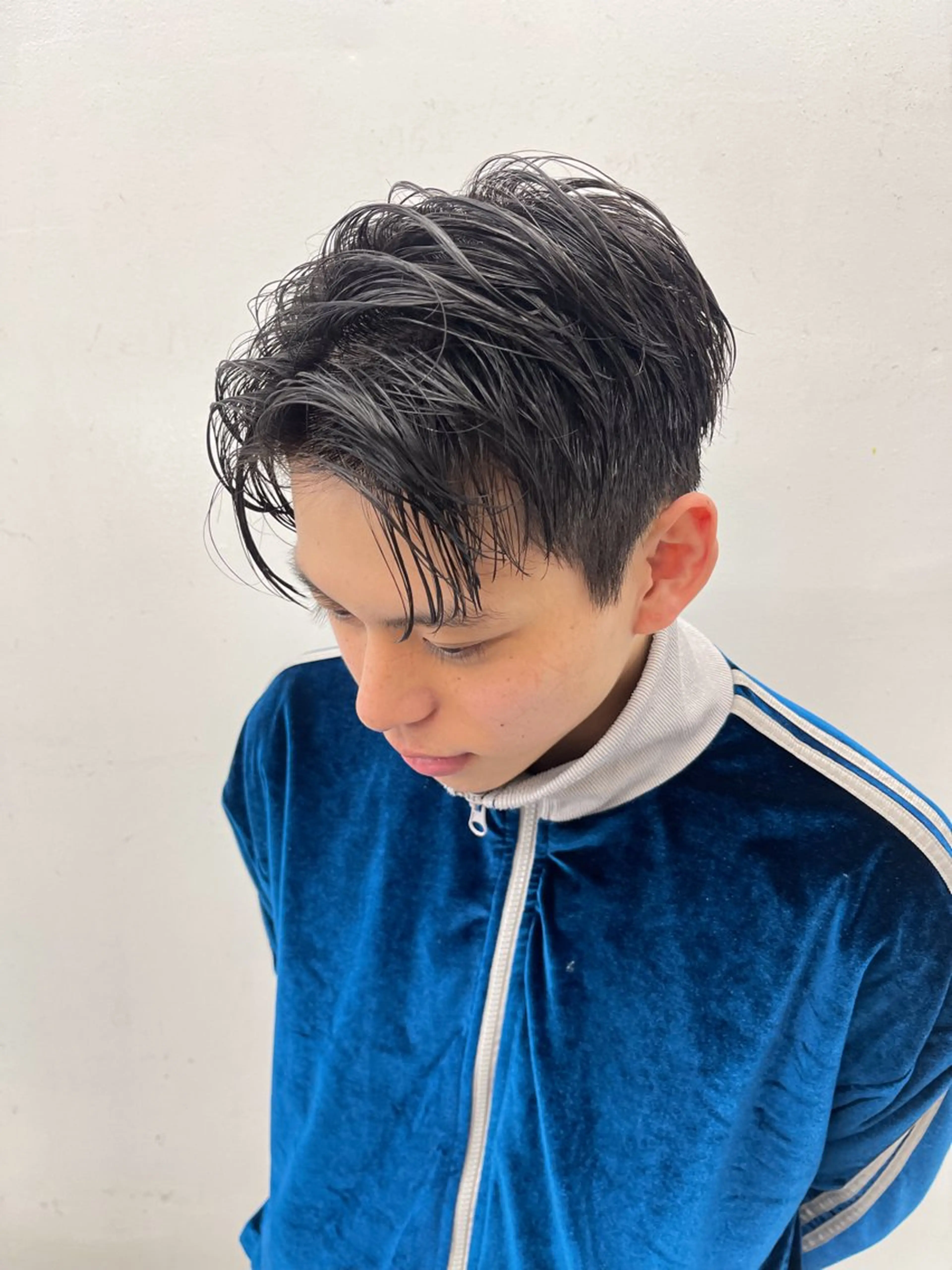 メンズ カット 森本裕/オーナー/ スパイラルパーマのヘアスタイル