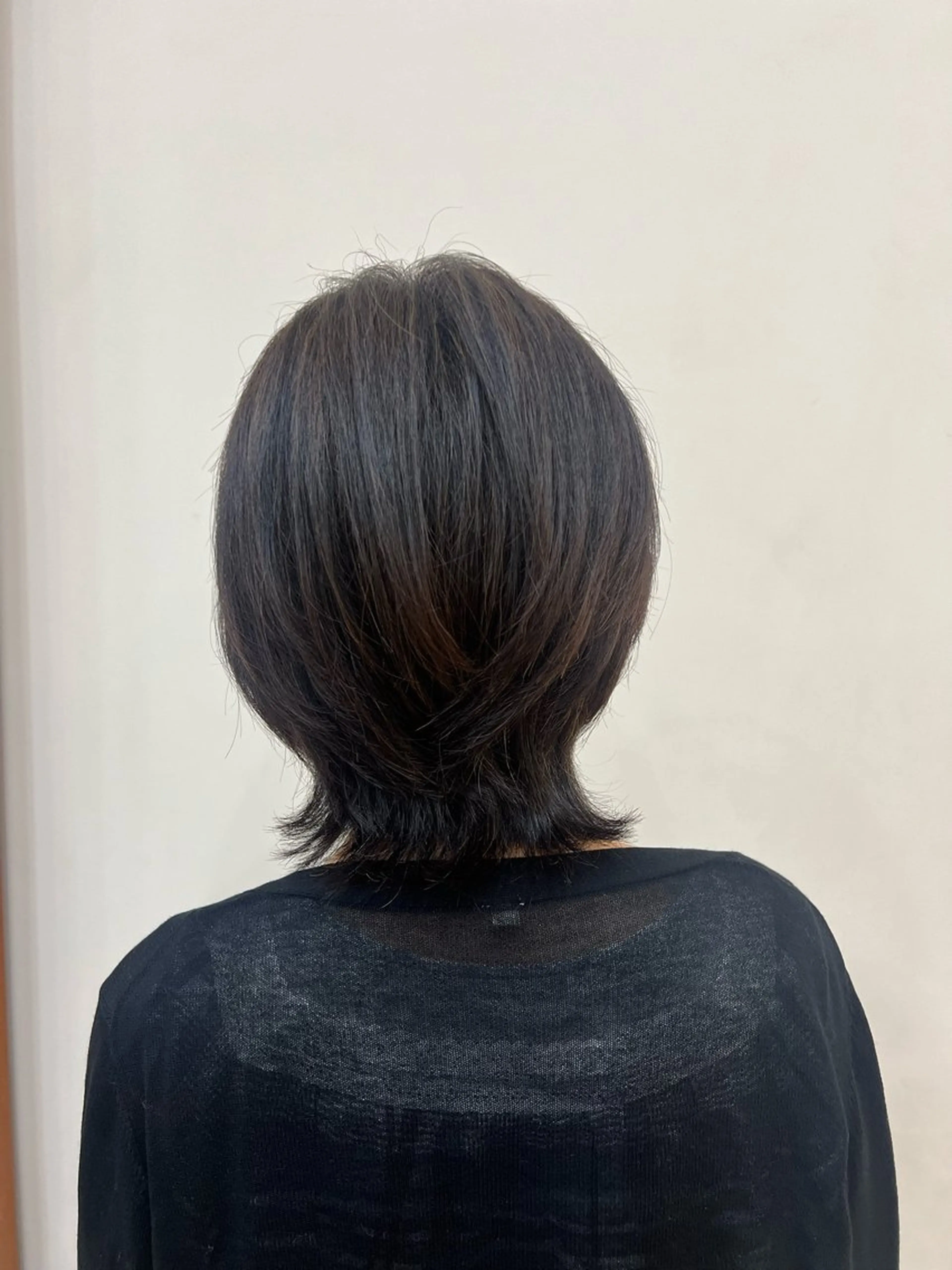 ミディアム 外ハネヘア bon hair  &make DEW山田店所属・いまい しずかのヘアスタイル