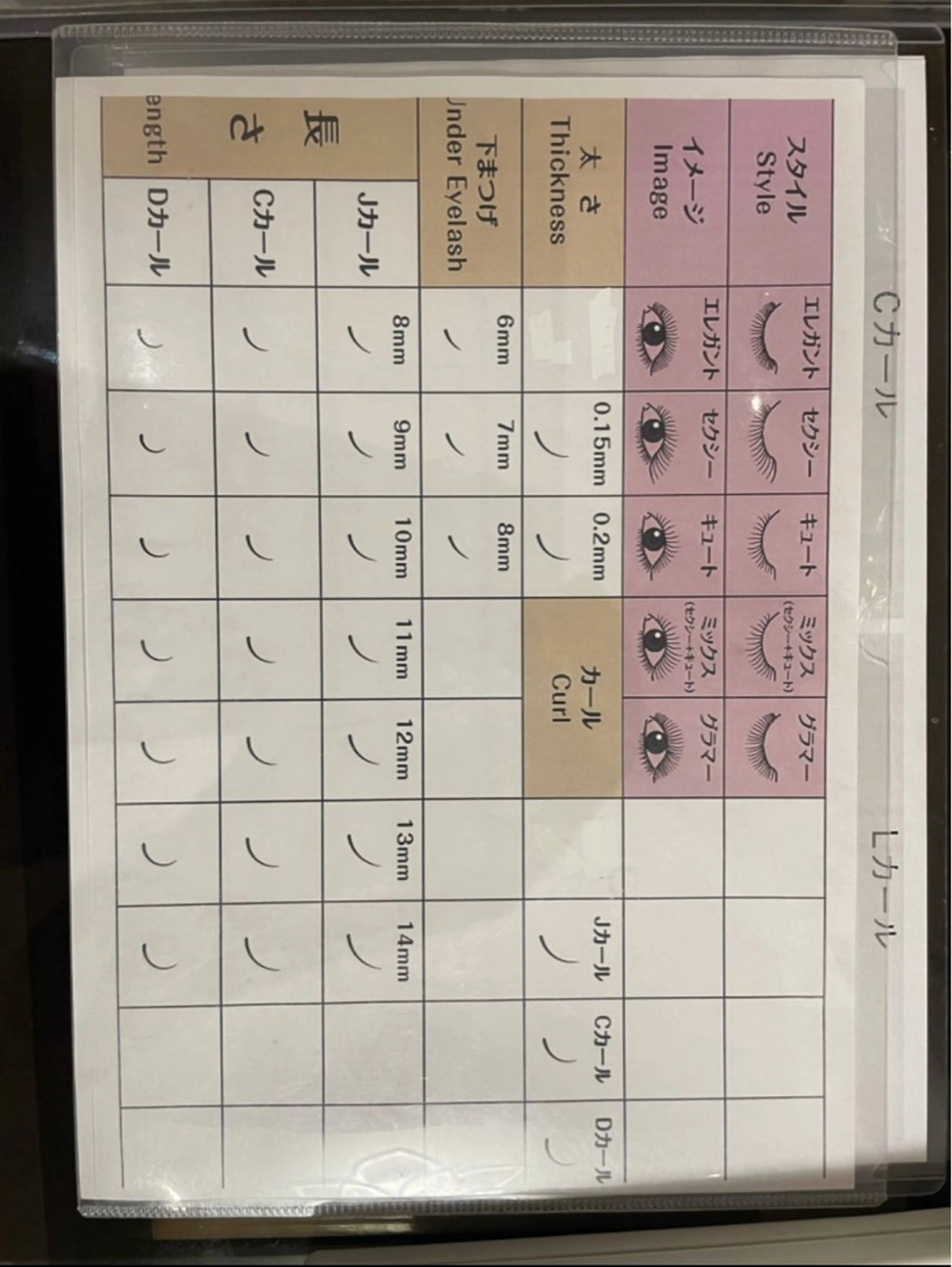 マツエク・マツパ NaKid マツエク&マツパのマツエク・マツパデザイン