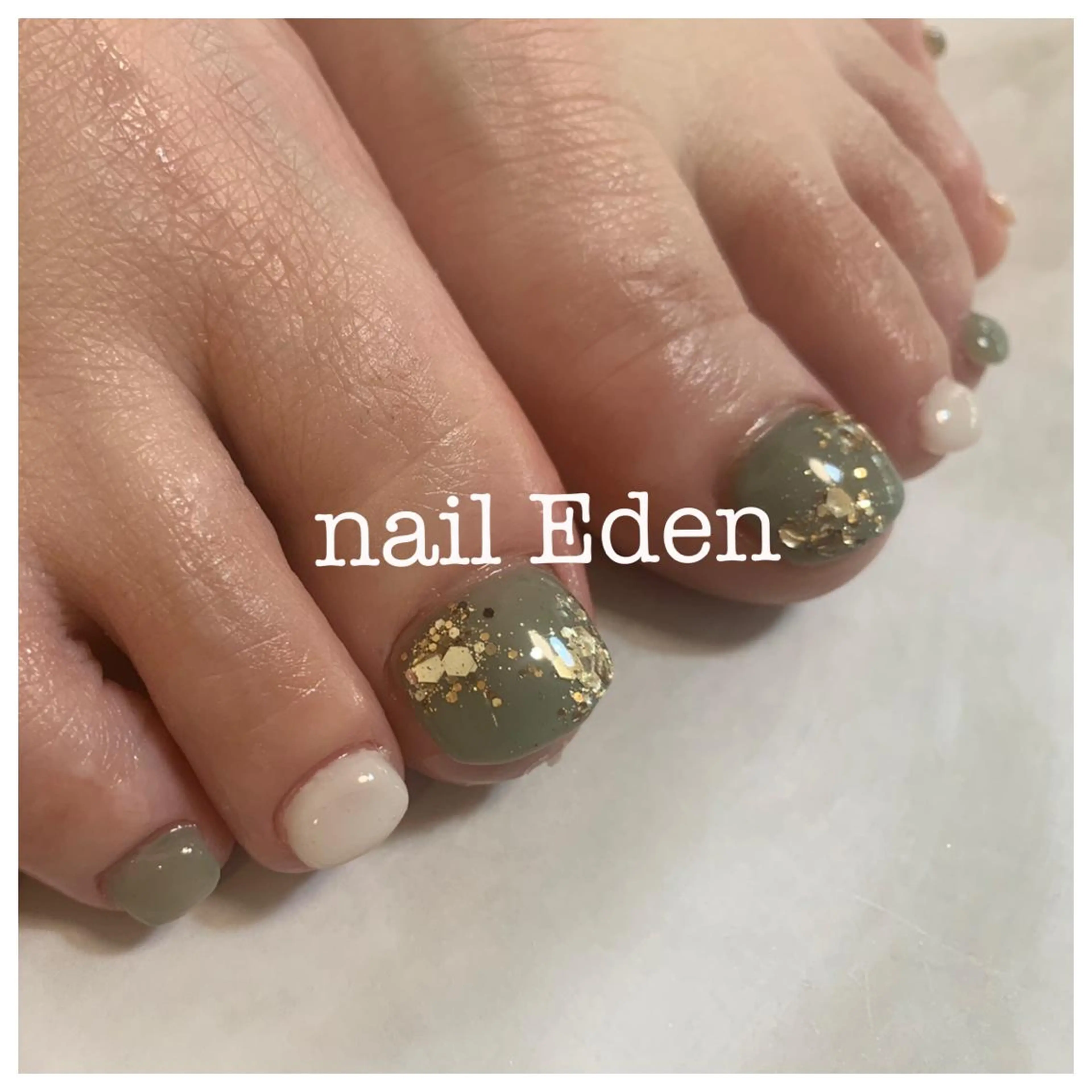 ネイル 持ち込み フットネイル Eden　private nail saron所属・Eden ♾️のネイルデザイン
