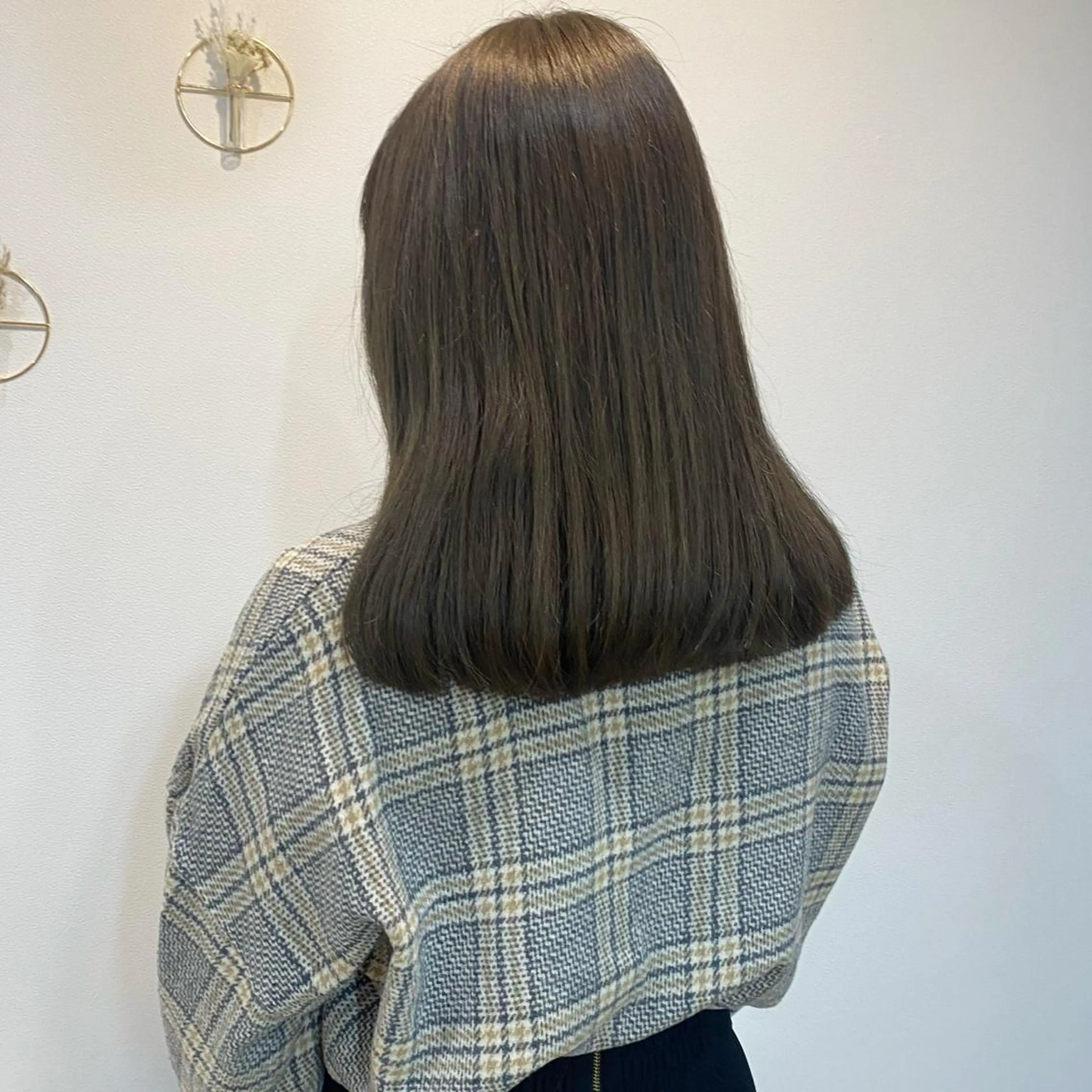 セミロング ヘアカラー en⁺　trust所属・レノ/en trust/金沢市のヘアスタイル