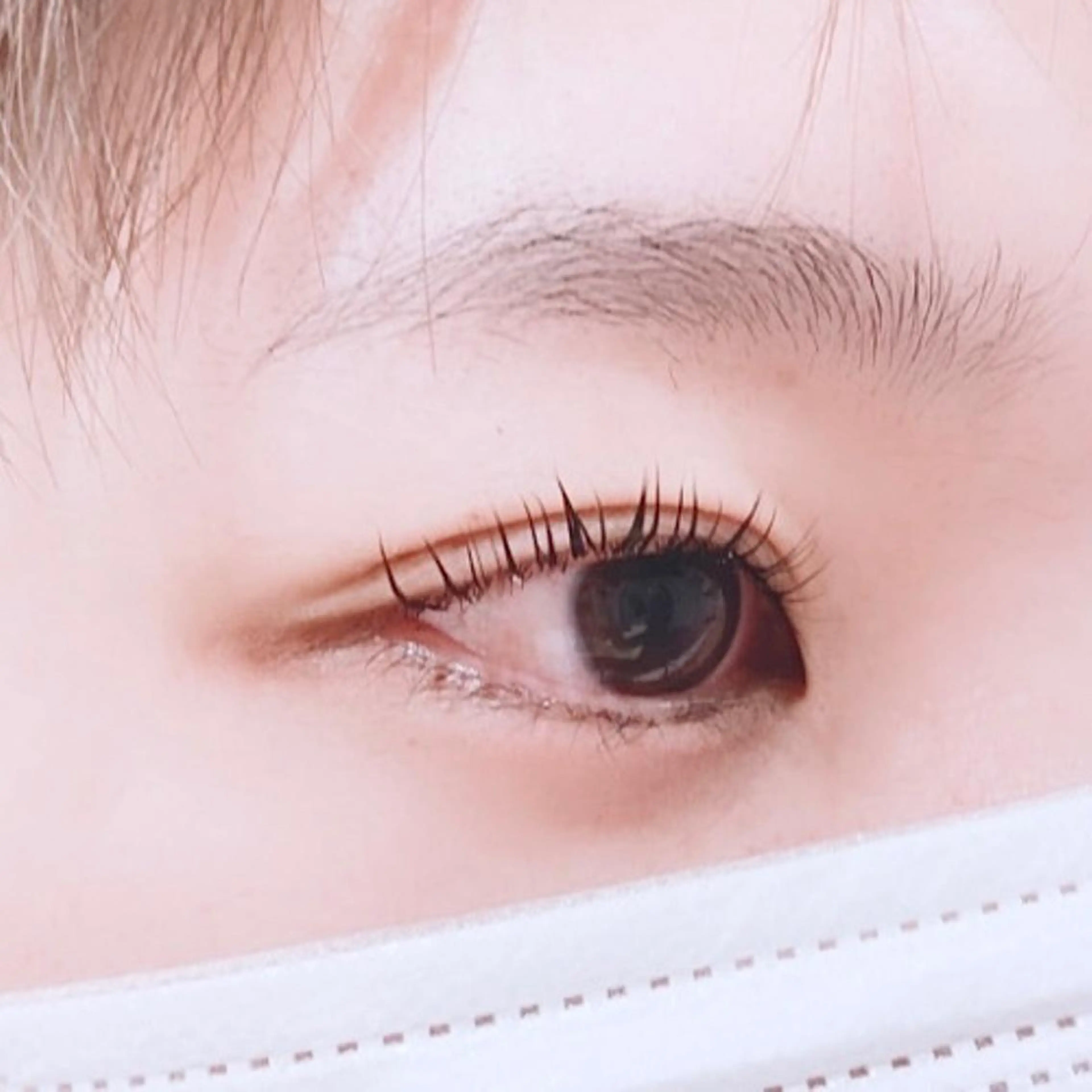 マツエク・マツパ 曲がる縮毛矯正 LIBER 岩名のヘアスタイル