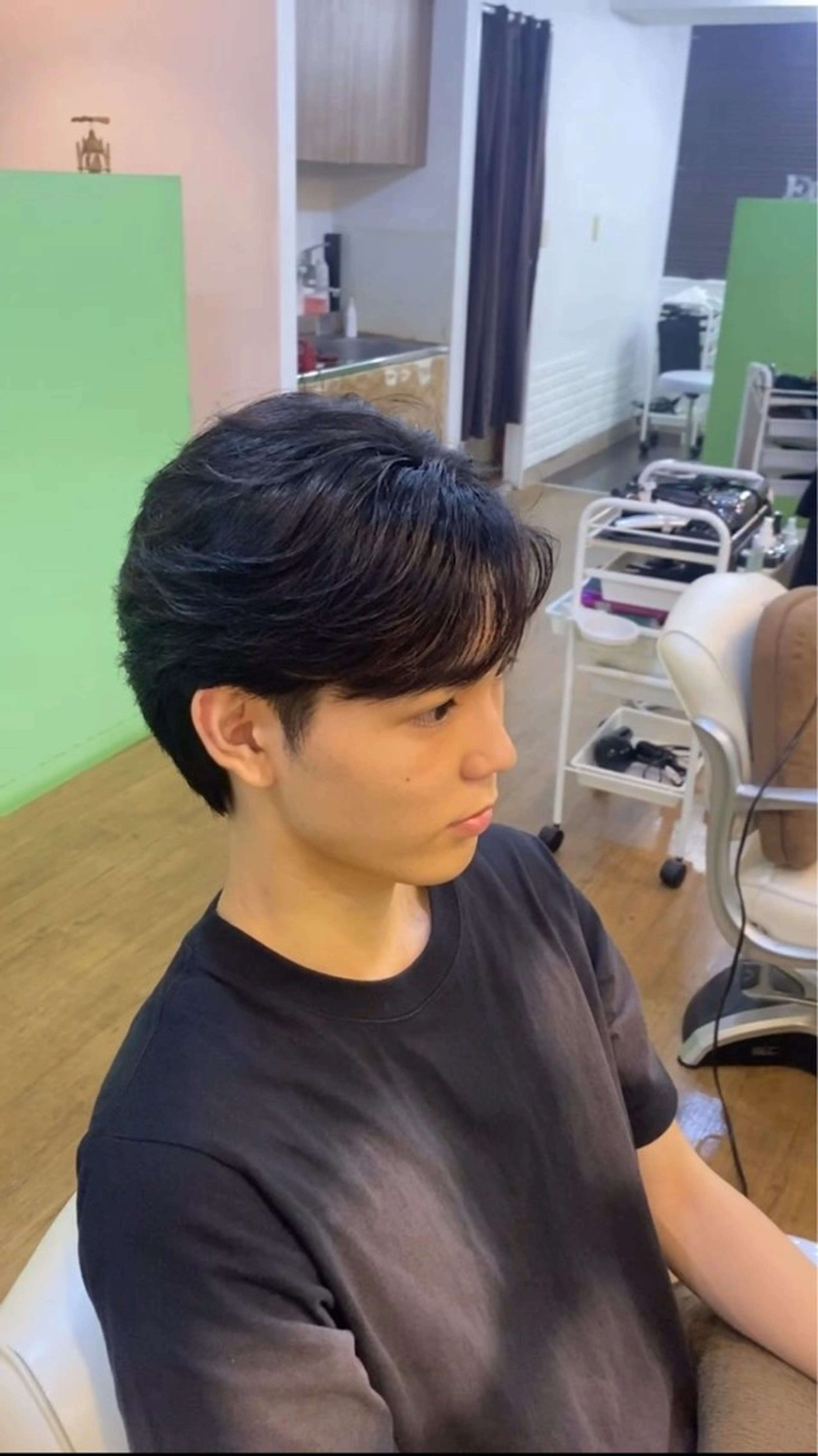 ヘアアレンジ メンズ カット メンズ特化 エシカル　松原大将のヘアスタイル