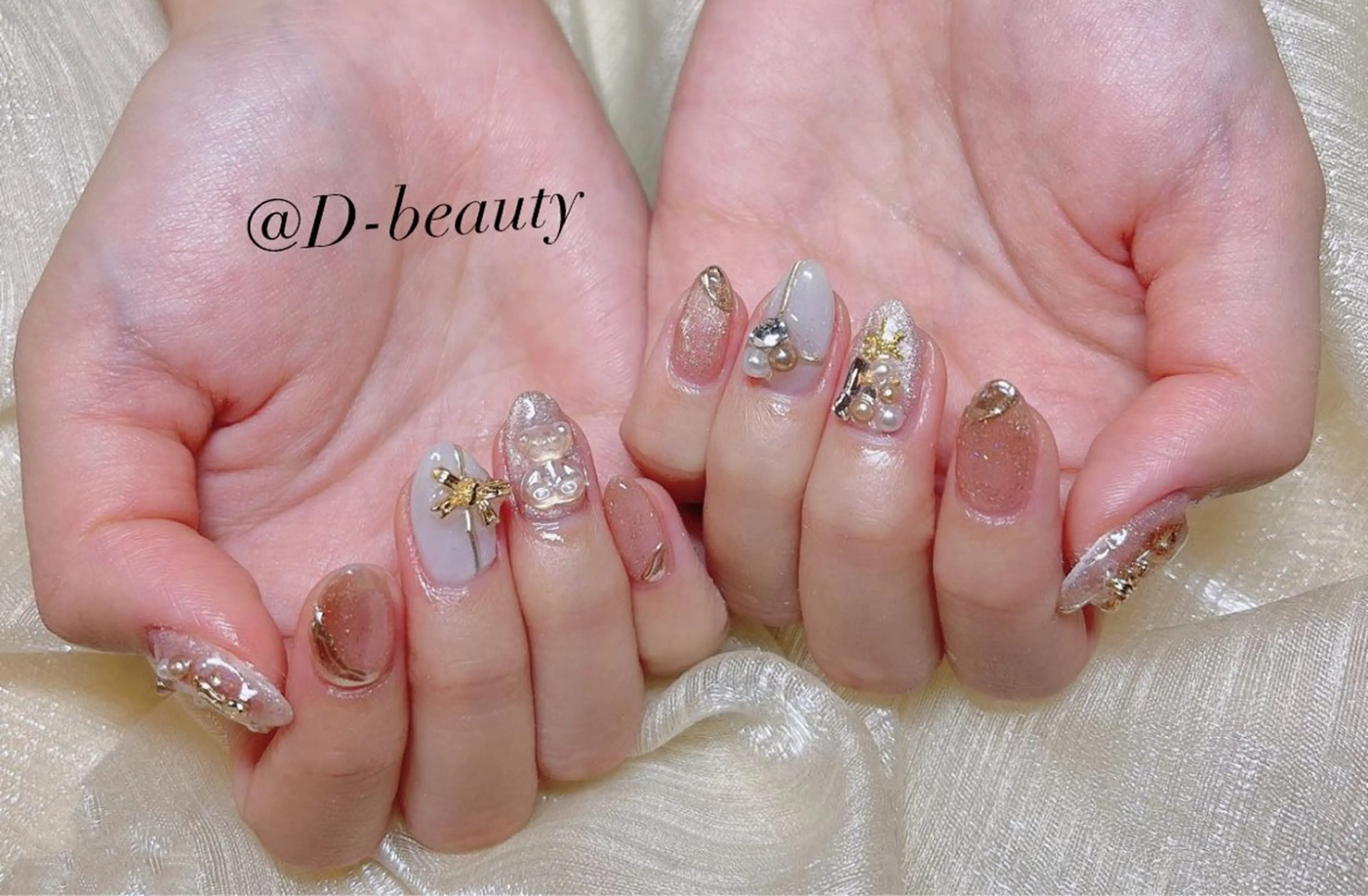 ネイル 冬ネイル クリスマス ハンドネイル D-BEAUTY Nailsalonのネイルデザイン