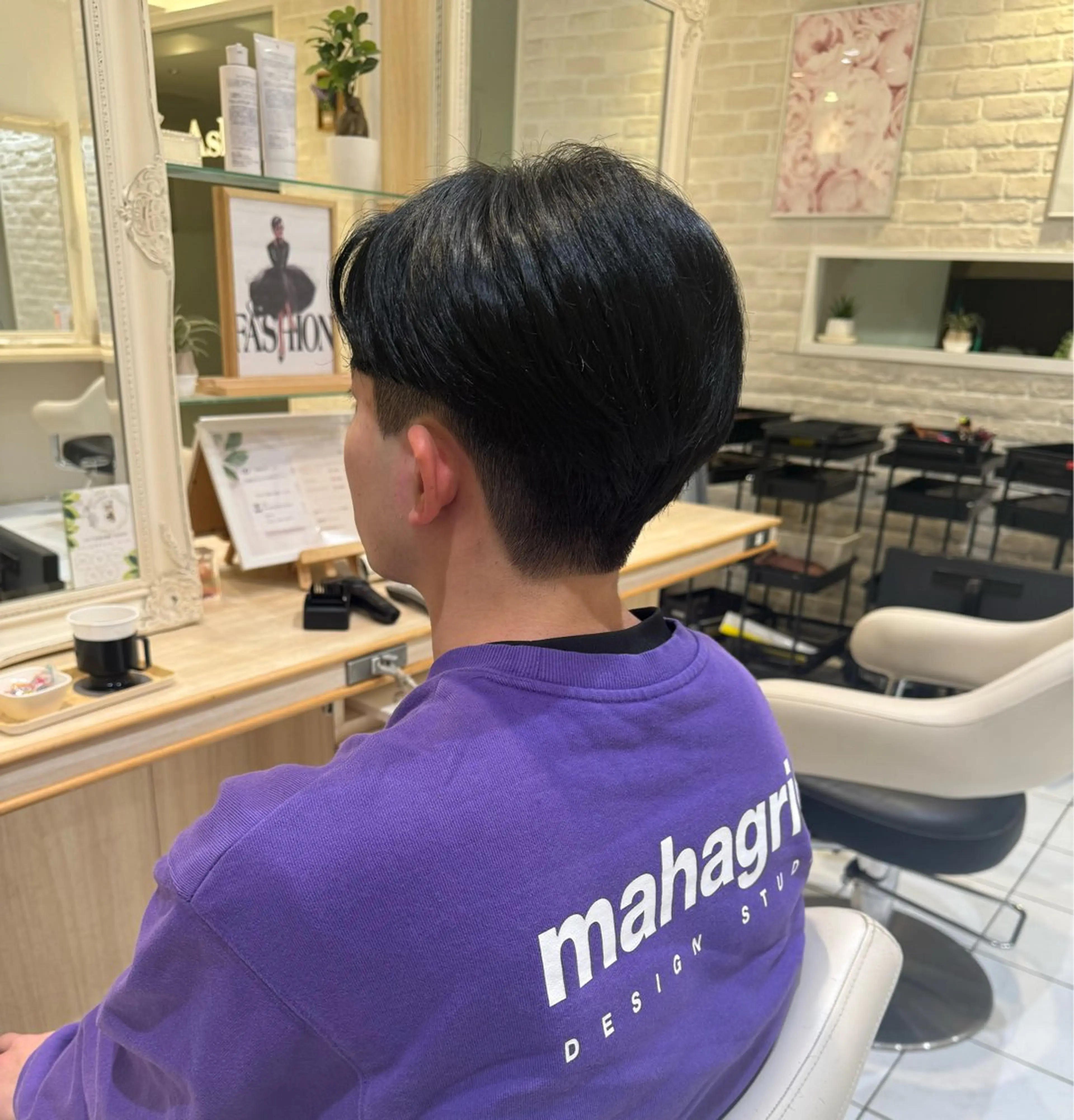 カラー メンズ メンズ特化/地毛風 ナチュラル縮毛/小林のヘアスタイル