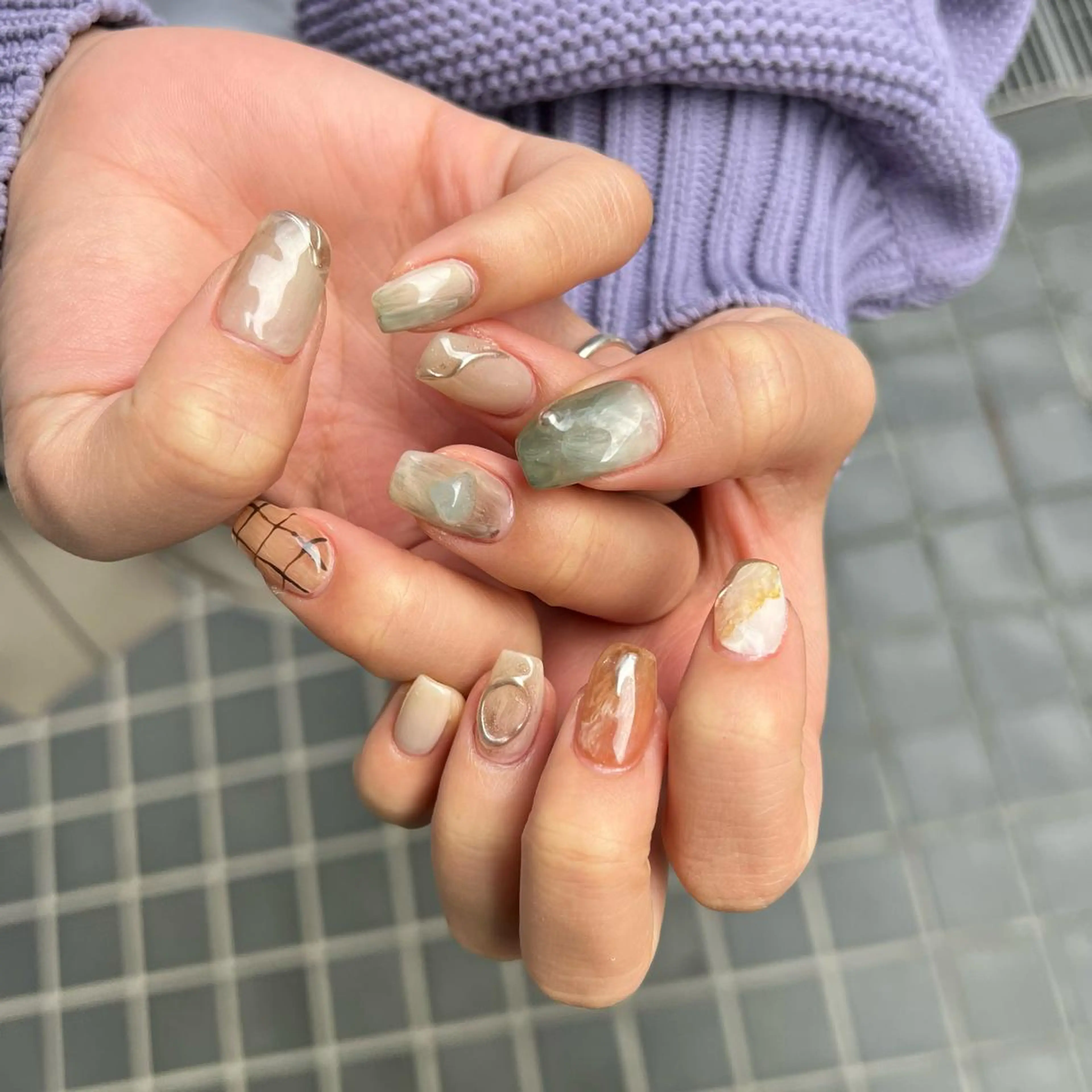 ネイル ハンドネイル 河野 弥月のネイルデザイン