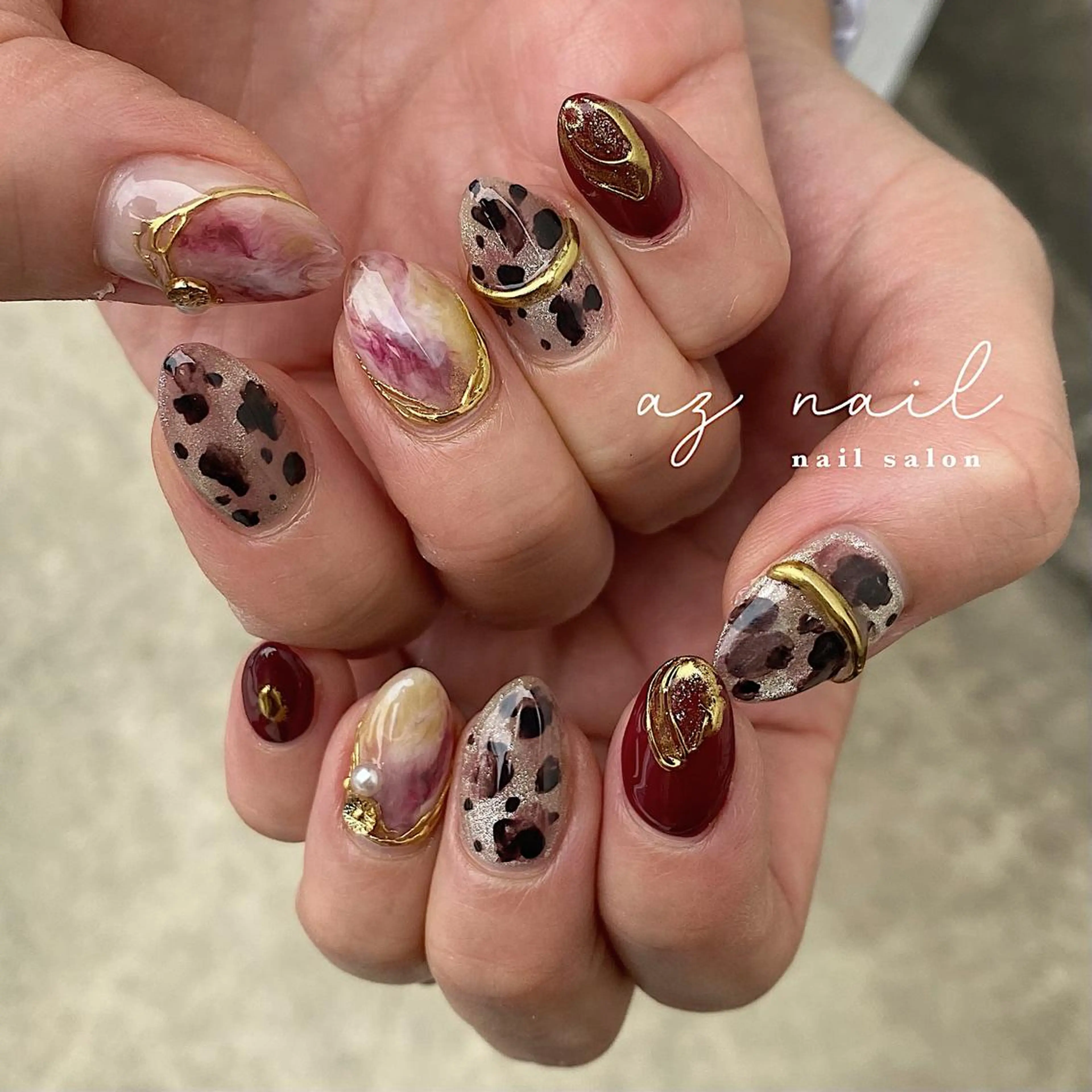 ネイル 井上 梓のネイルデザイン