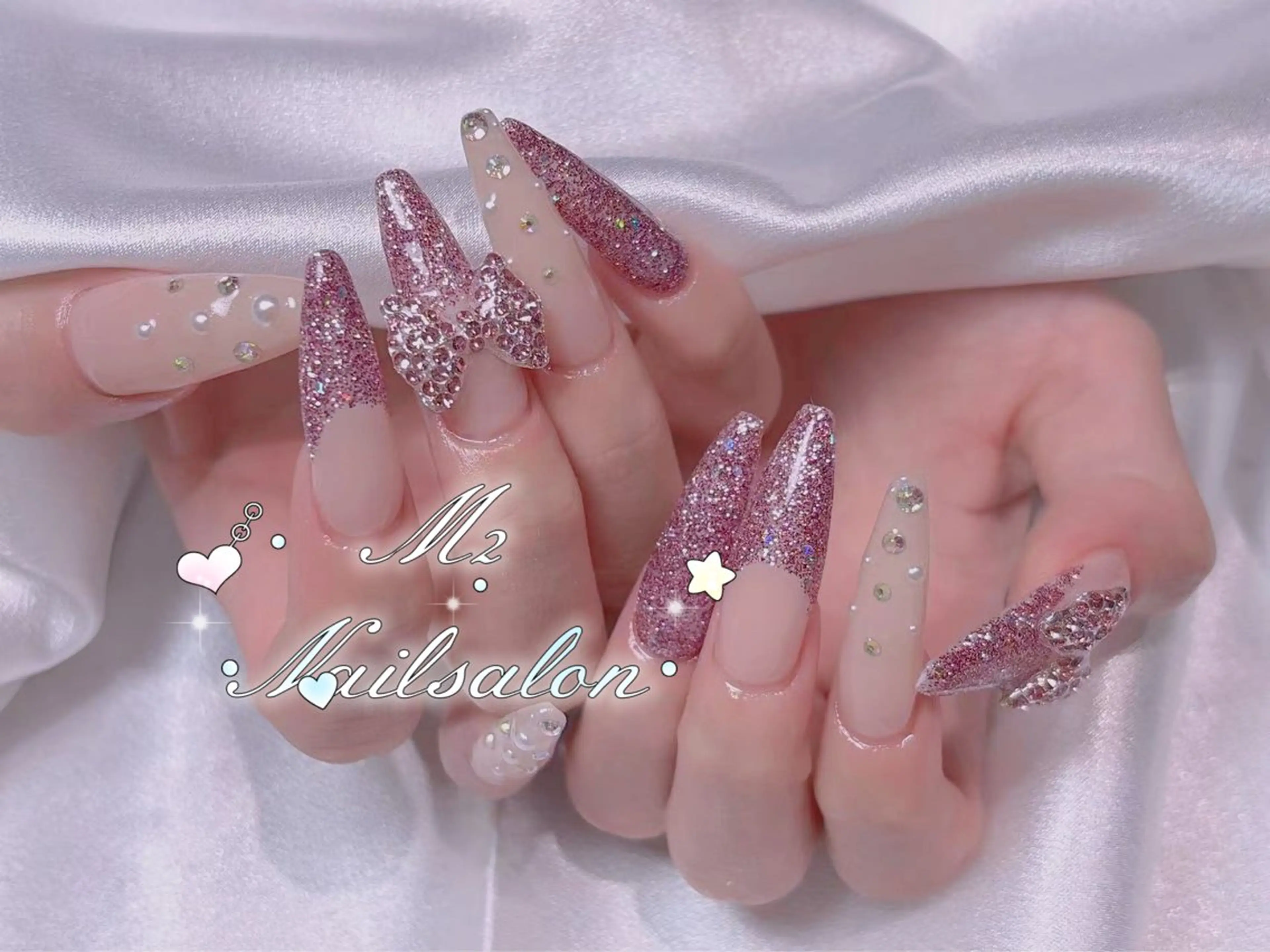 ネイル 長さだし専門店 M2　rikaのネイルデザイン