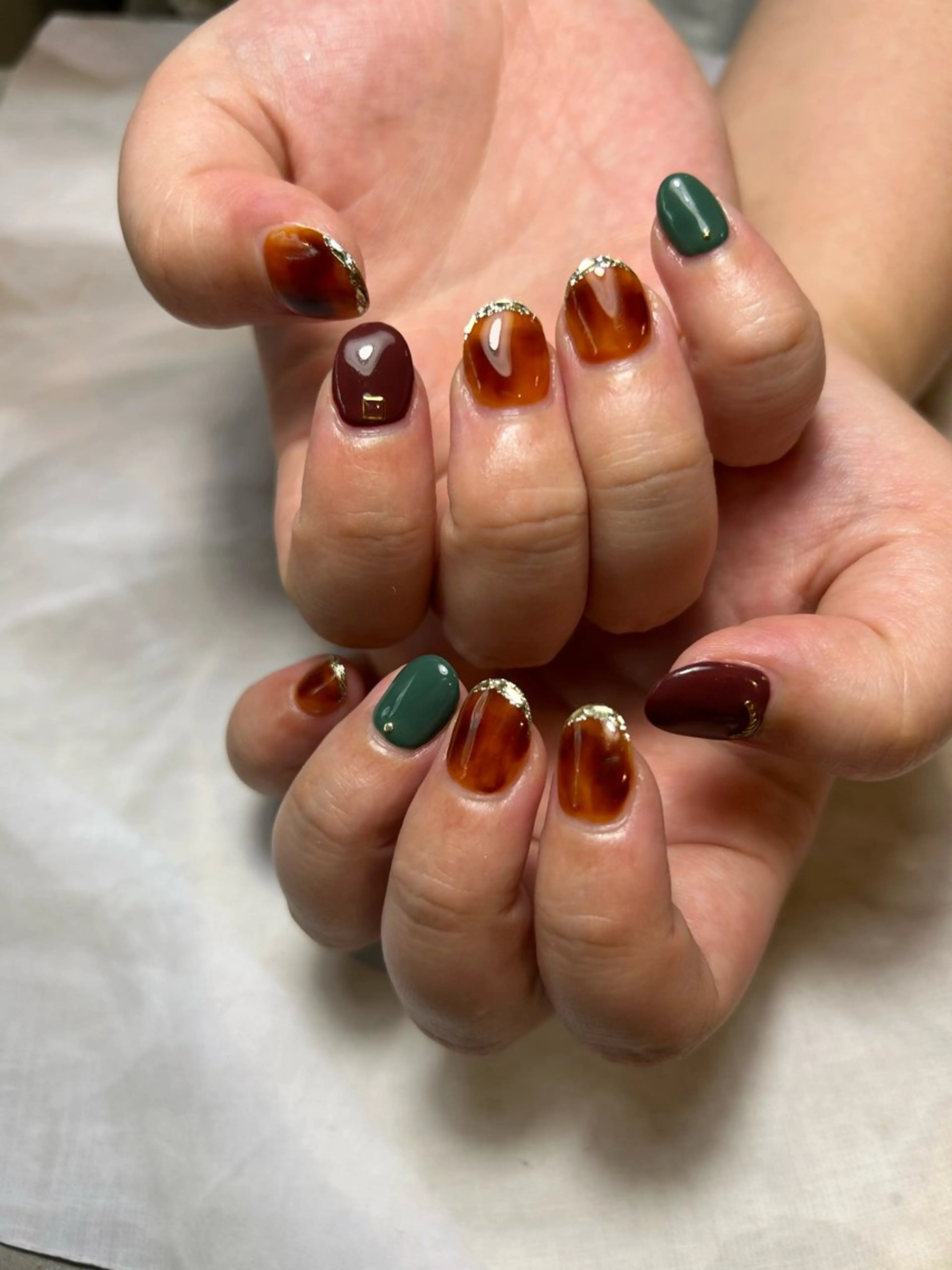 ネイル 持ち込み ハンドネイル Reflection marikoのネイルデザイン