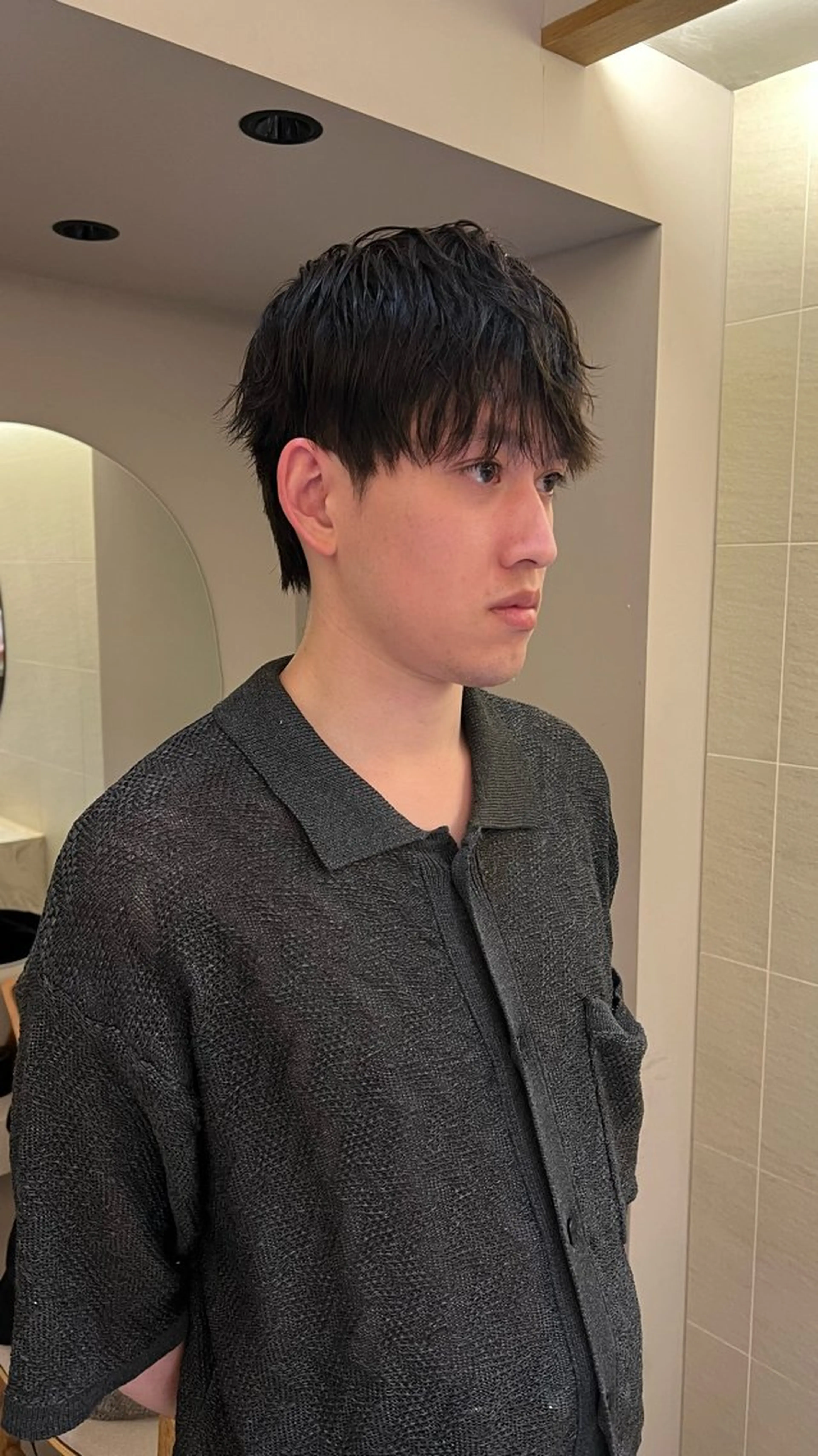 メンズカット + パーマの写真