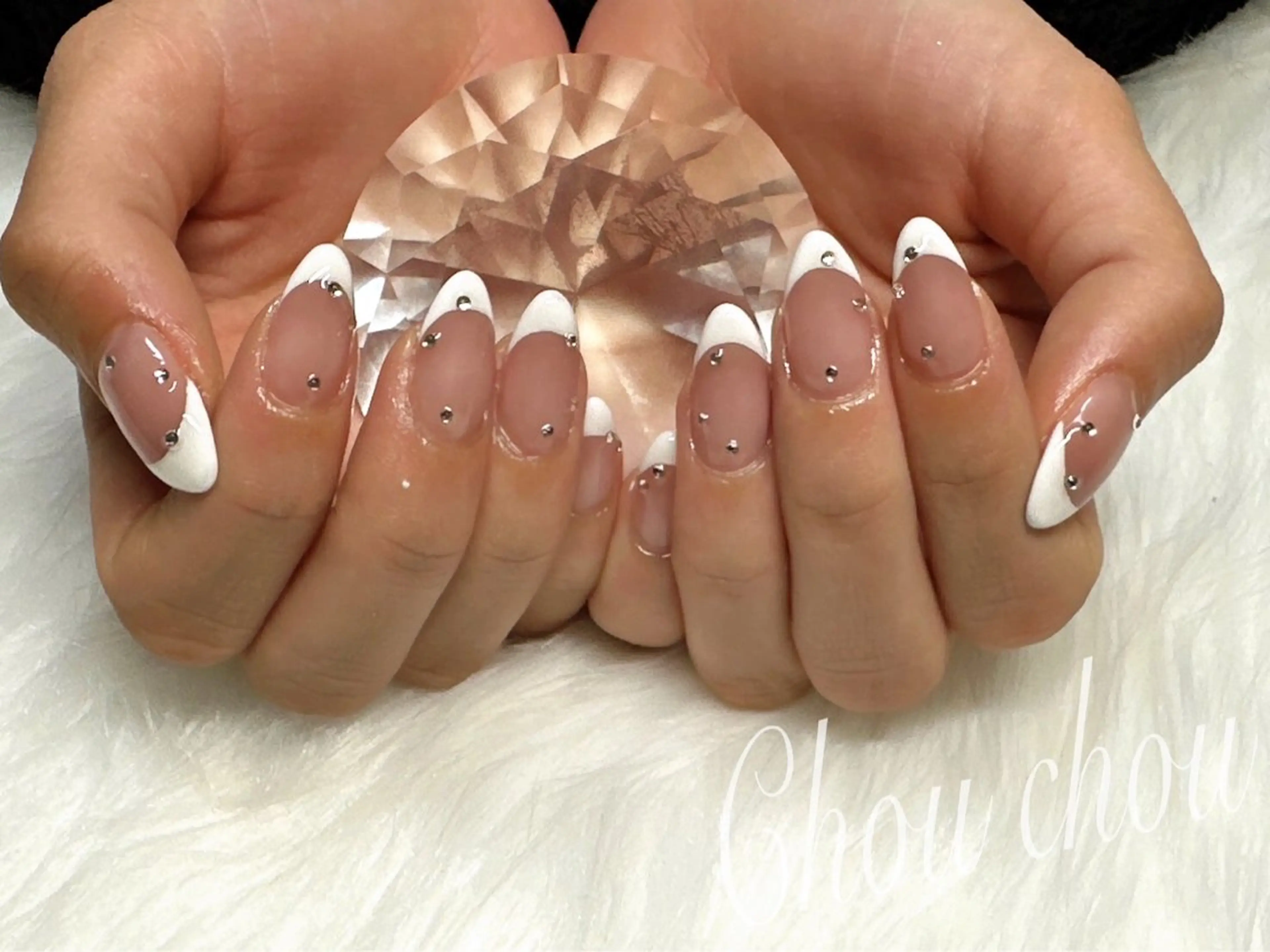 【minimo限定🎶】フレンチネイル・ベースカラー有➕¥500の写真