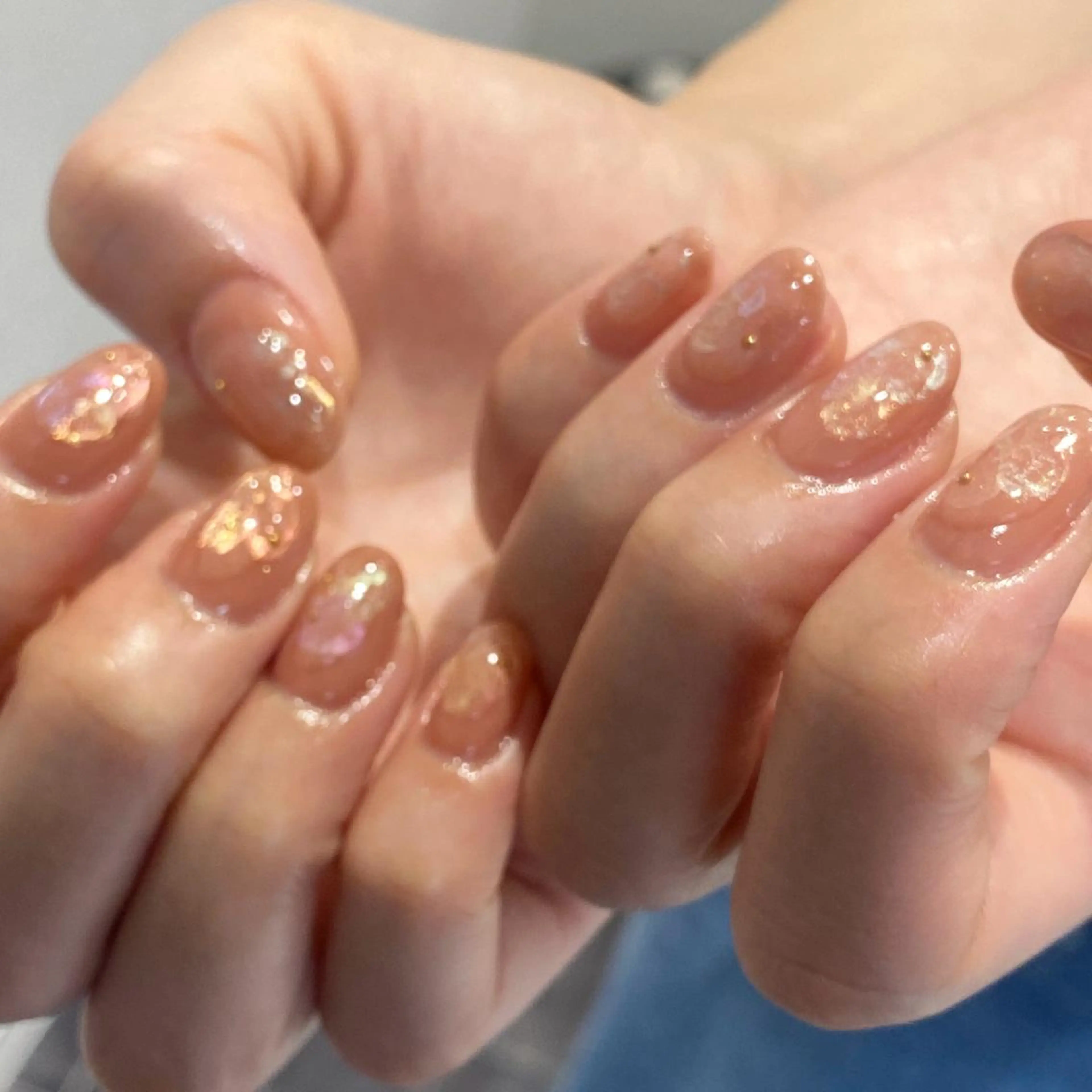 ネイル ハンドネイル NINEnami ニュアンスネイルのネイルデザイン