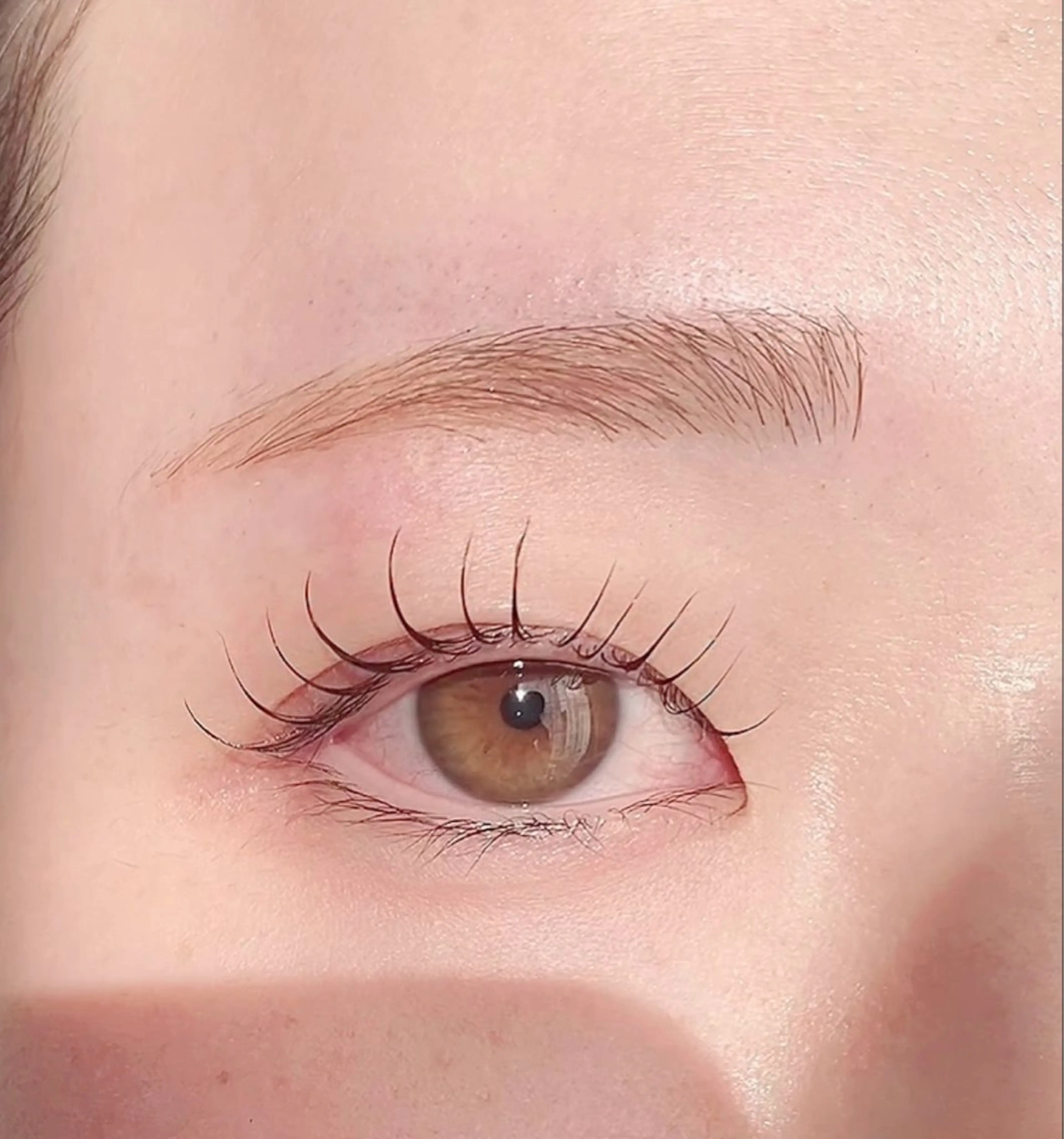 マツエク・マツパ 一重×まつ毛パーマ RELAIR h所属・代々木❤︎まつぱ❤︎ フラット❤︎眉毛の眉毛・アイブロウイメージ