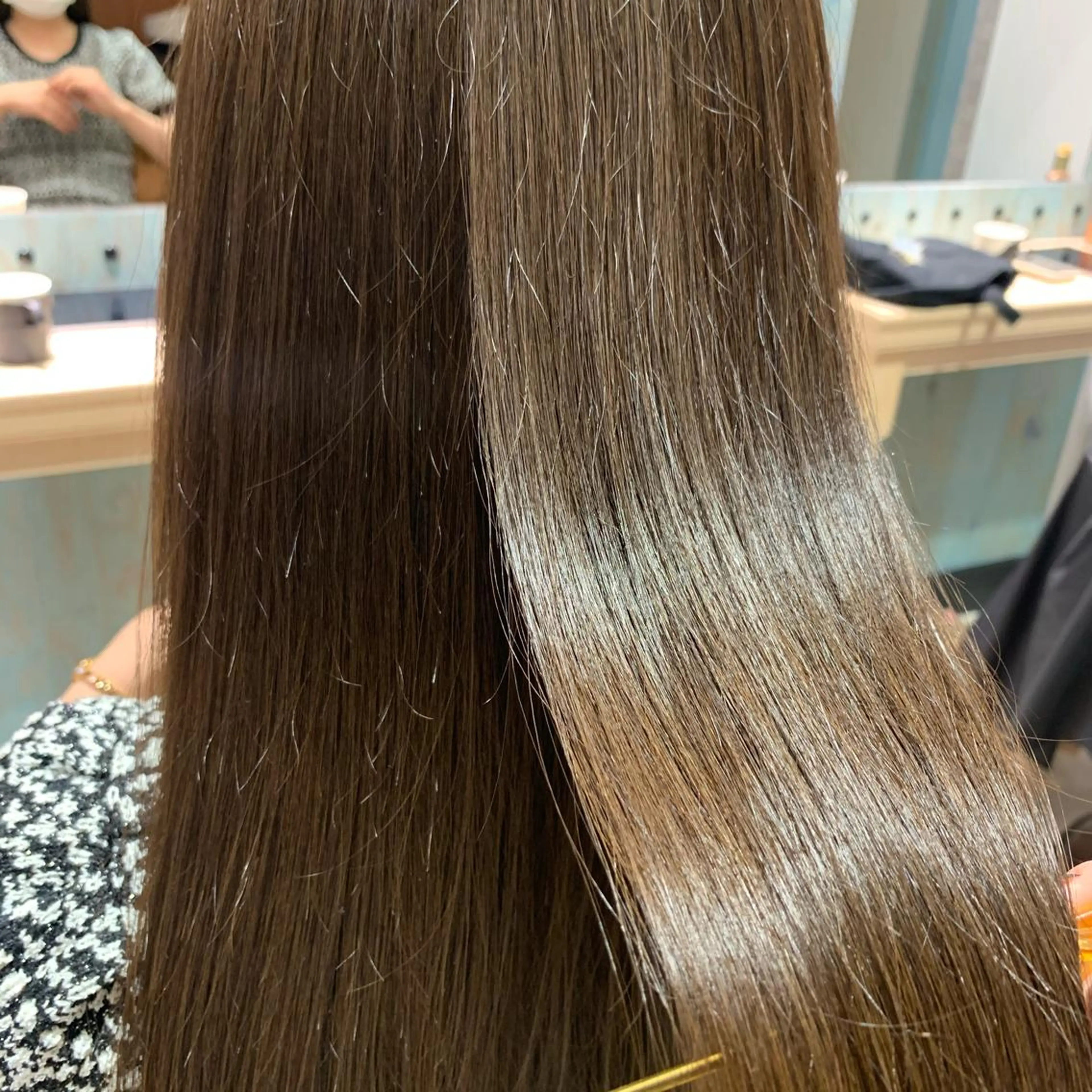 セミロング カラー パーマ ヘアアレンジ ネイル マツエク・マツパ 髪質改善 Lond jeloud 名古屋所属・髪質改善 の達人/杉原碧仁のヘアスタイル