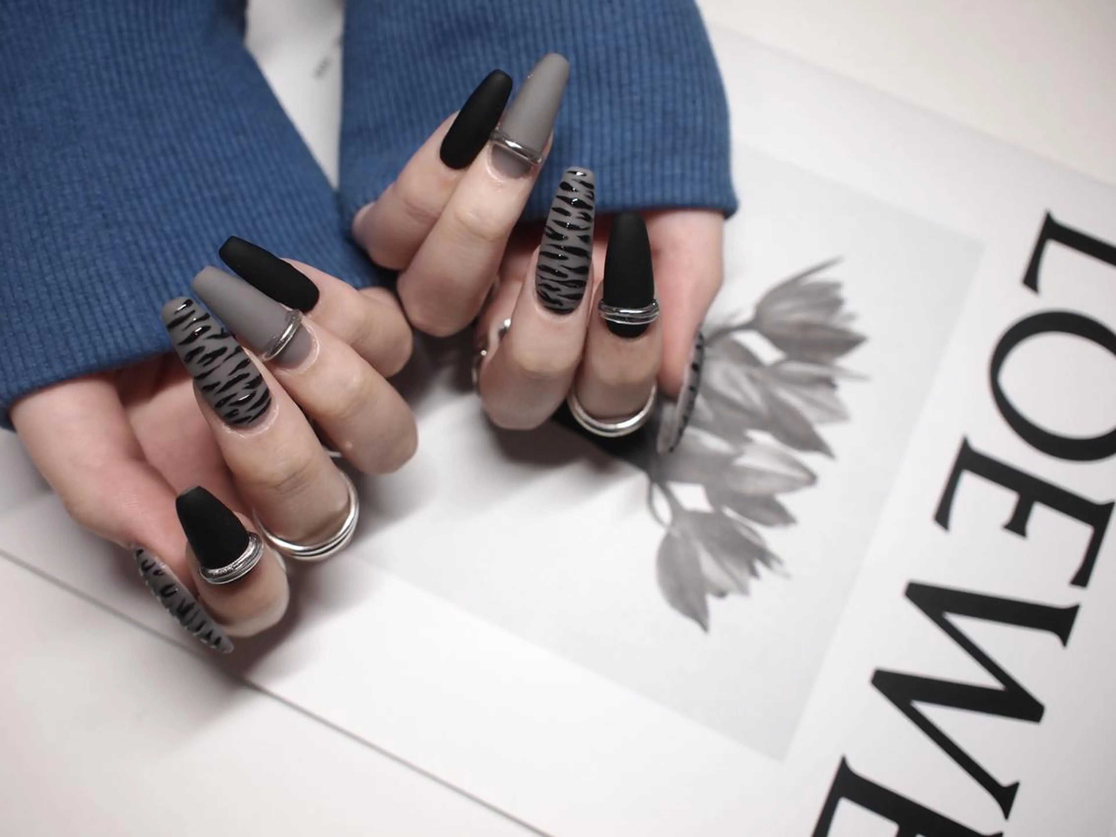 «ジェル»持ち込みデザイン🌸の写真