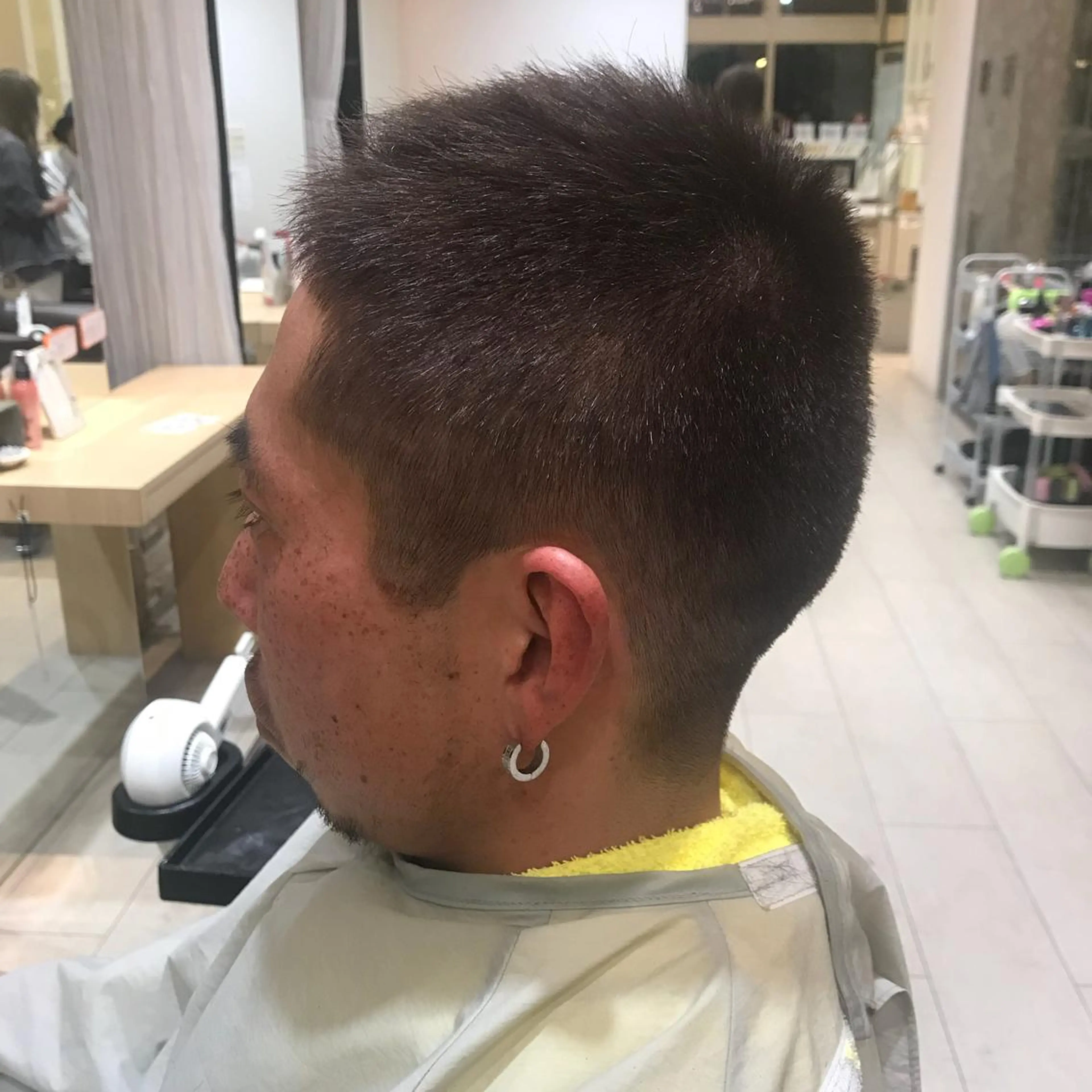 メンズ 刈り上げ 阿部 響香のヘアスタイル