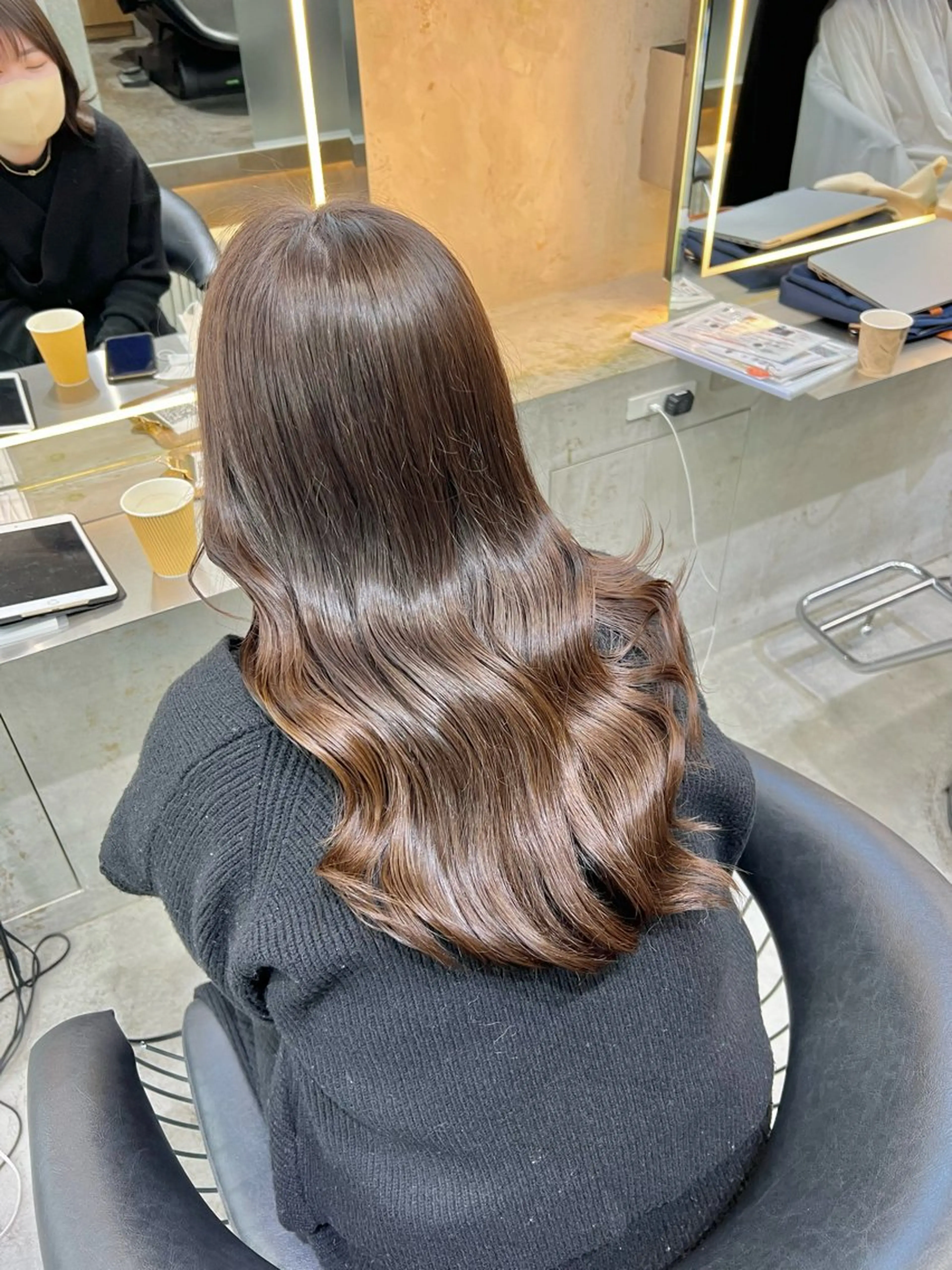 セミロング カラー カット ヘアカラー トリートメント 髪質改善/ボブ/ ハイトーン❣️yuiのヘアスタイル