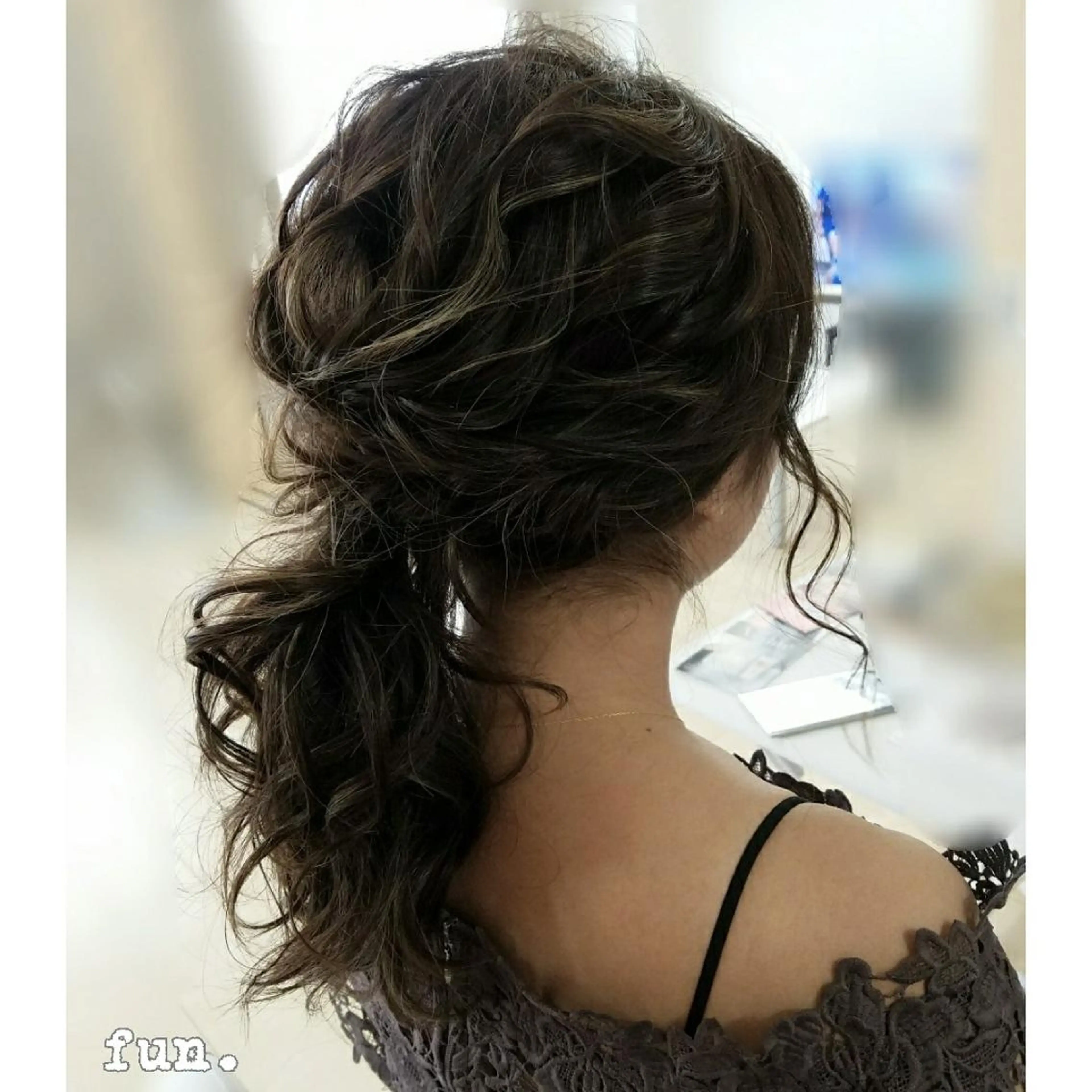 ミディアム ヘアアレンジ fun./ヘアセット /エクステ/着付のその他イメージ