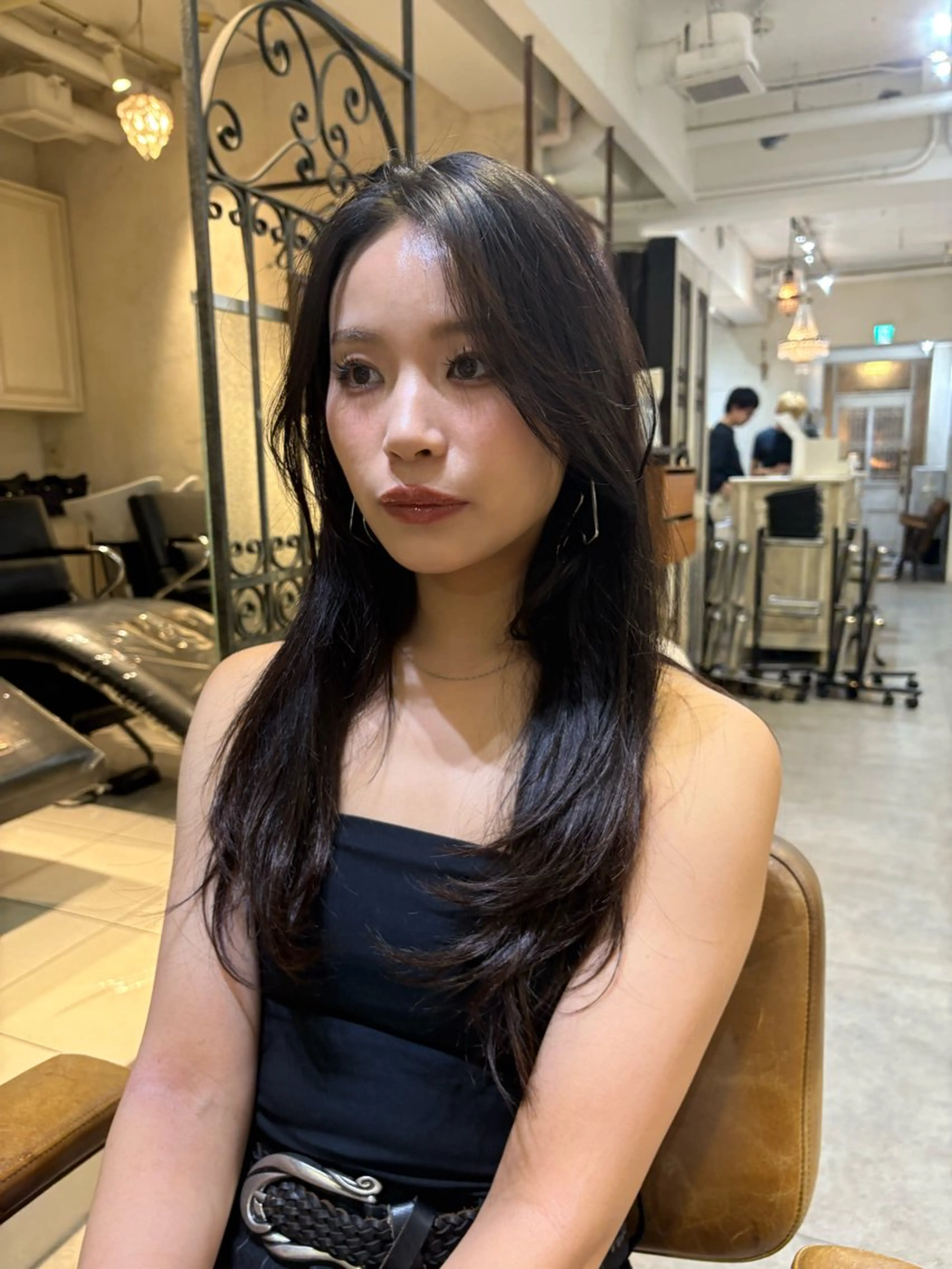 セミロング レイヤーカット レイヤーカット/ 管原久遠のヘアスタイル