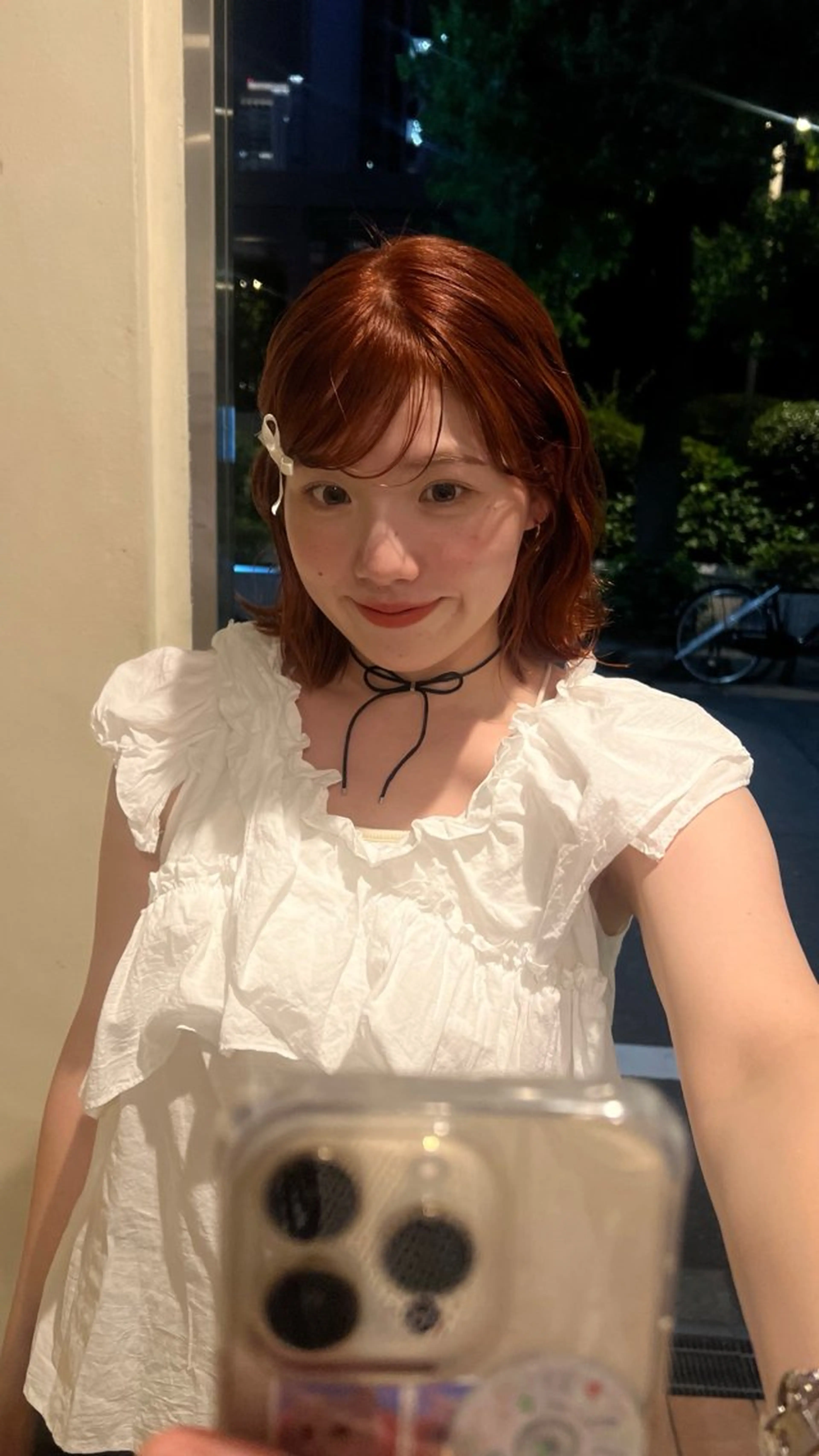 ミディアム 室屋 鈴音のヘアスタイル