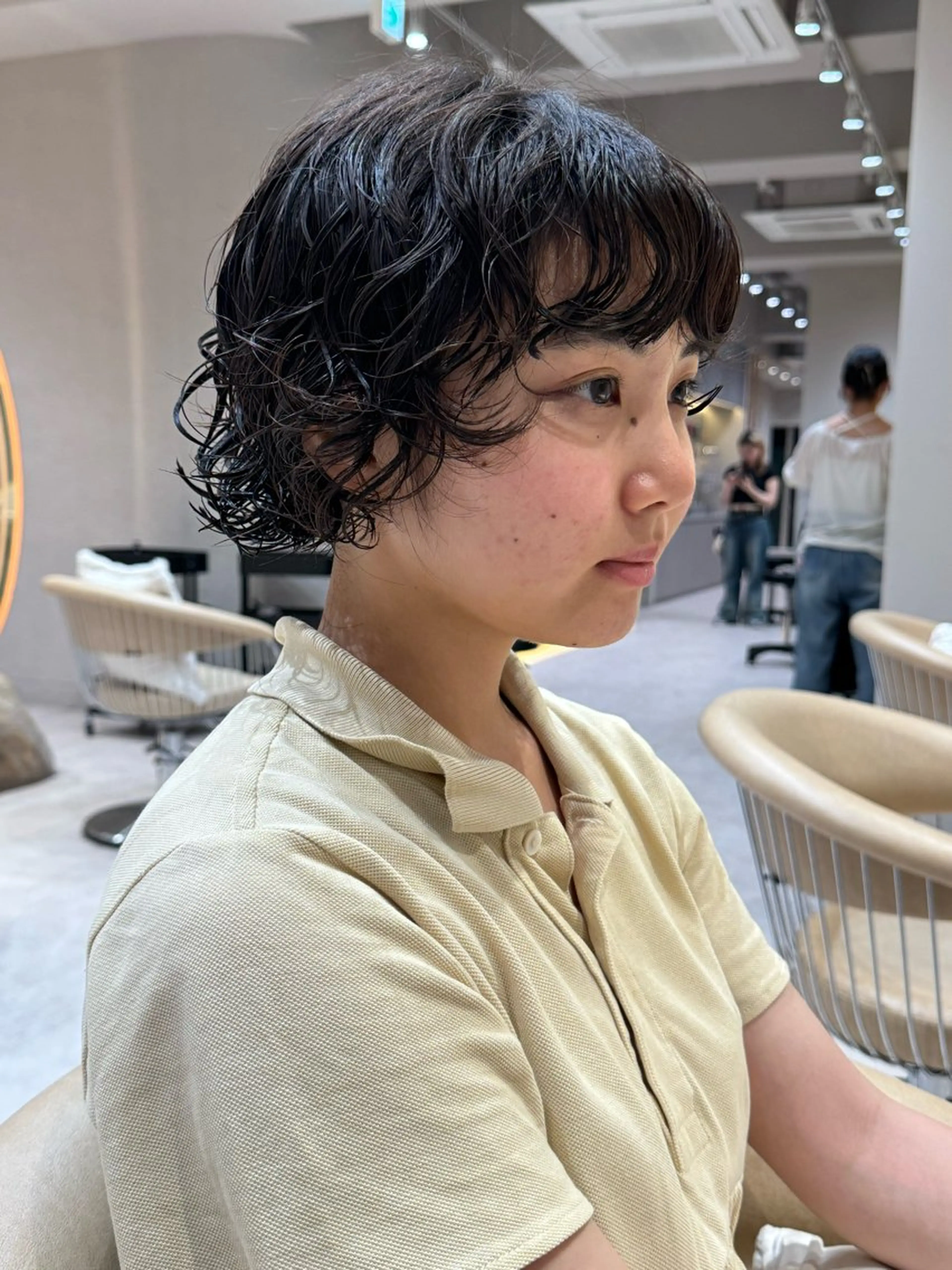 ショート カット パーマ 🩵縮毛矯正・ボブ 岩原朋也🩵のヘアスタイル