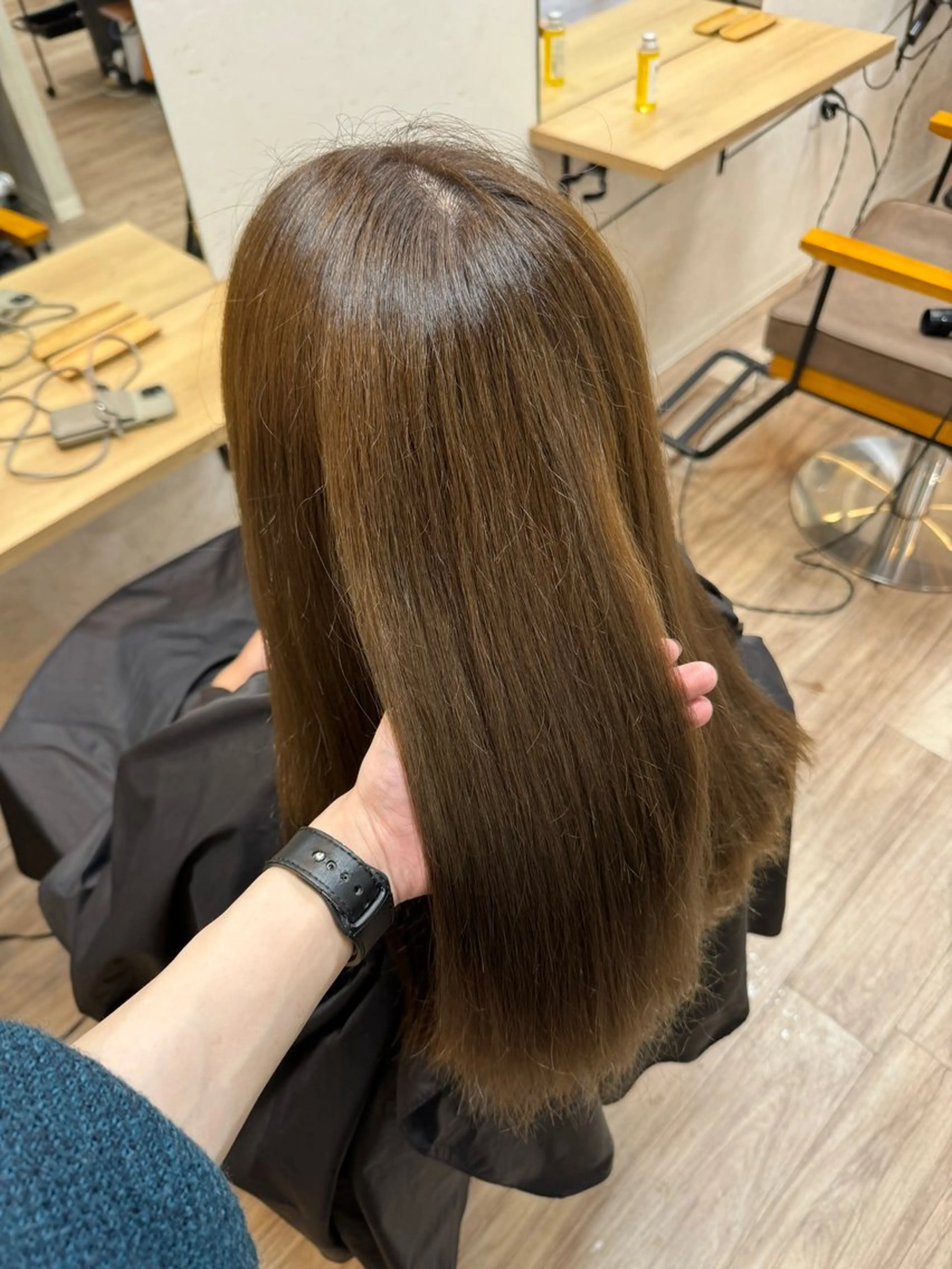 ロング カラー カット トリートメント TELAHAIR研究学園店所属・TELAHAIR 副店長 永田のヘアスタイル