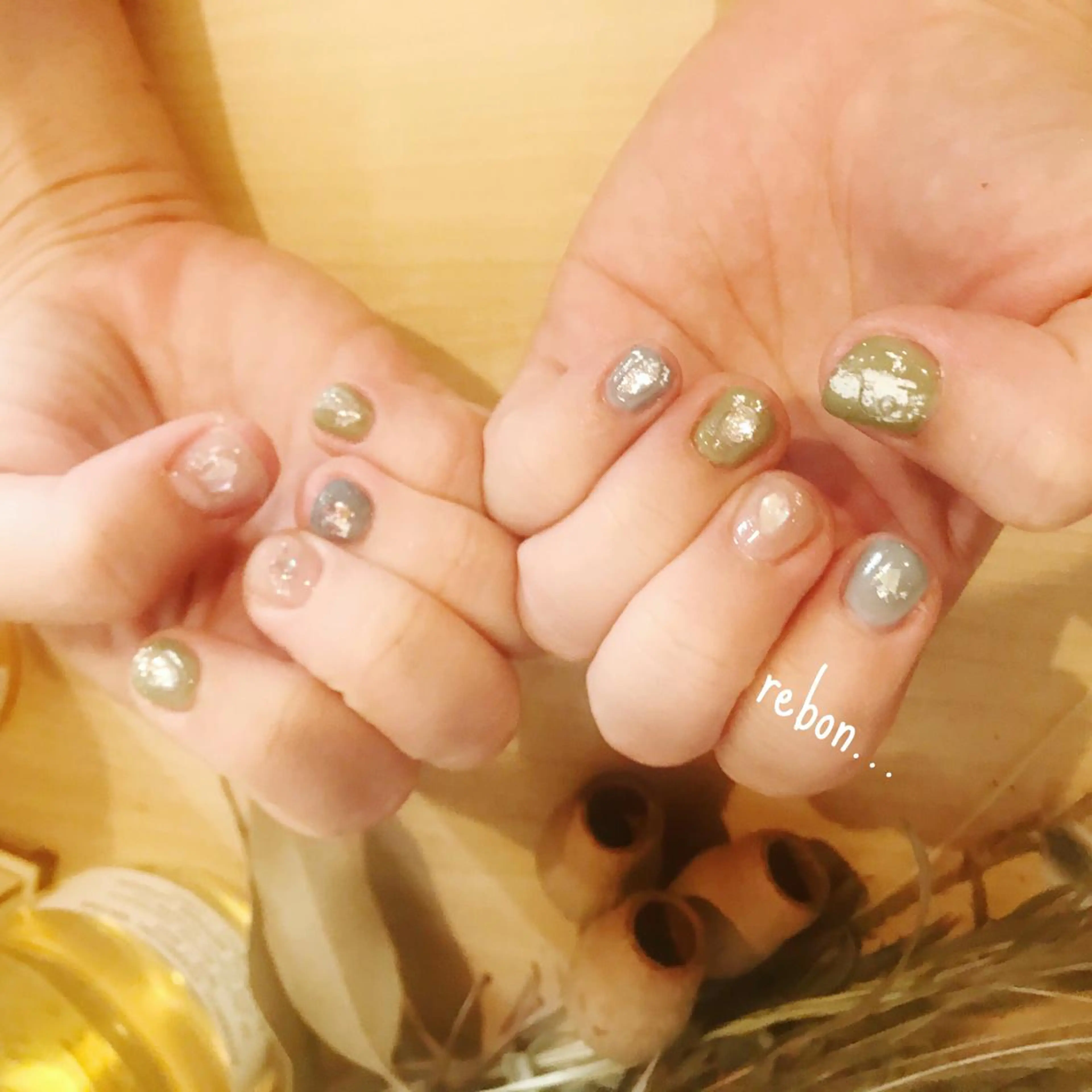 ネイル ハンドネイル フットネイル rebon＊ natsukiのネイルデザイン